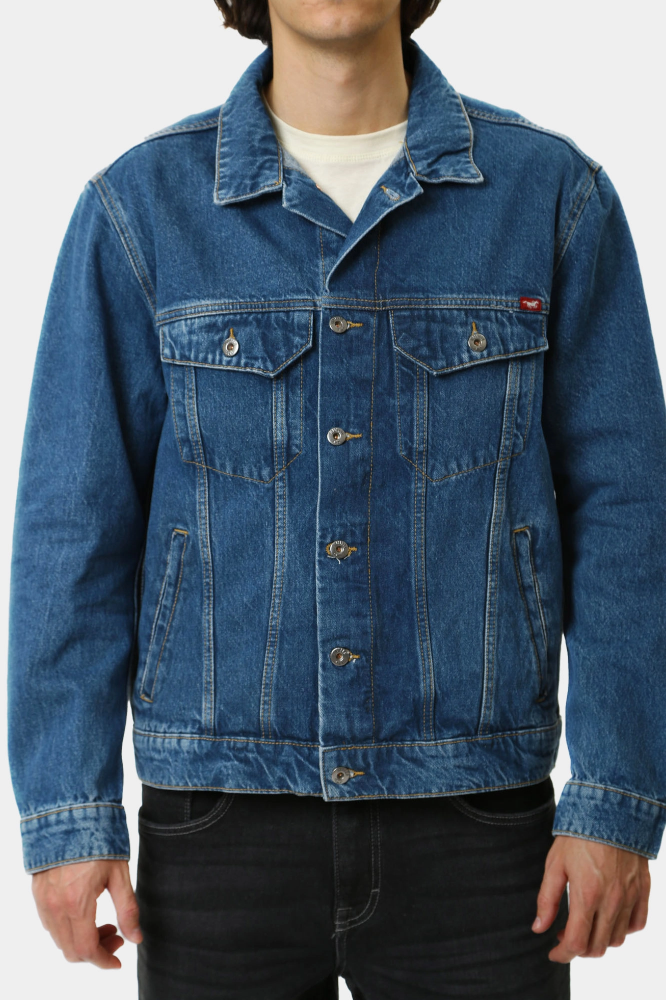 1015542-5000 Куртка джинсовая Mustang Синий