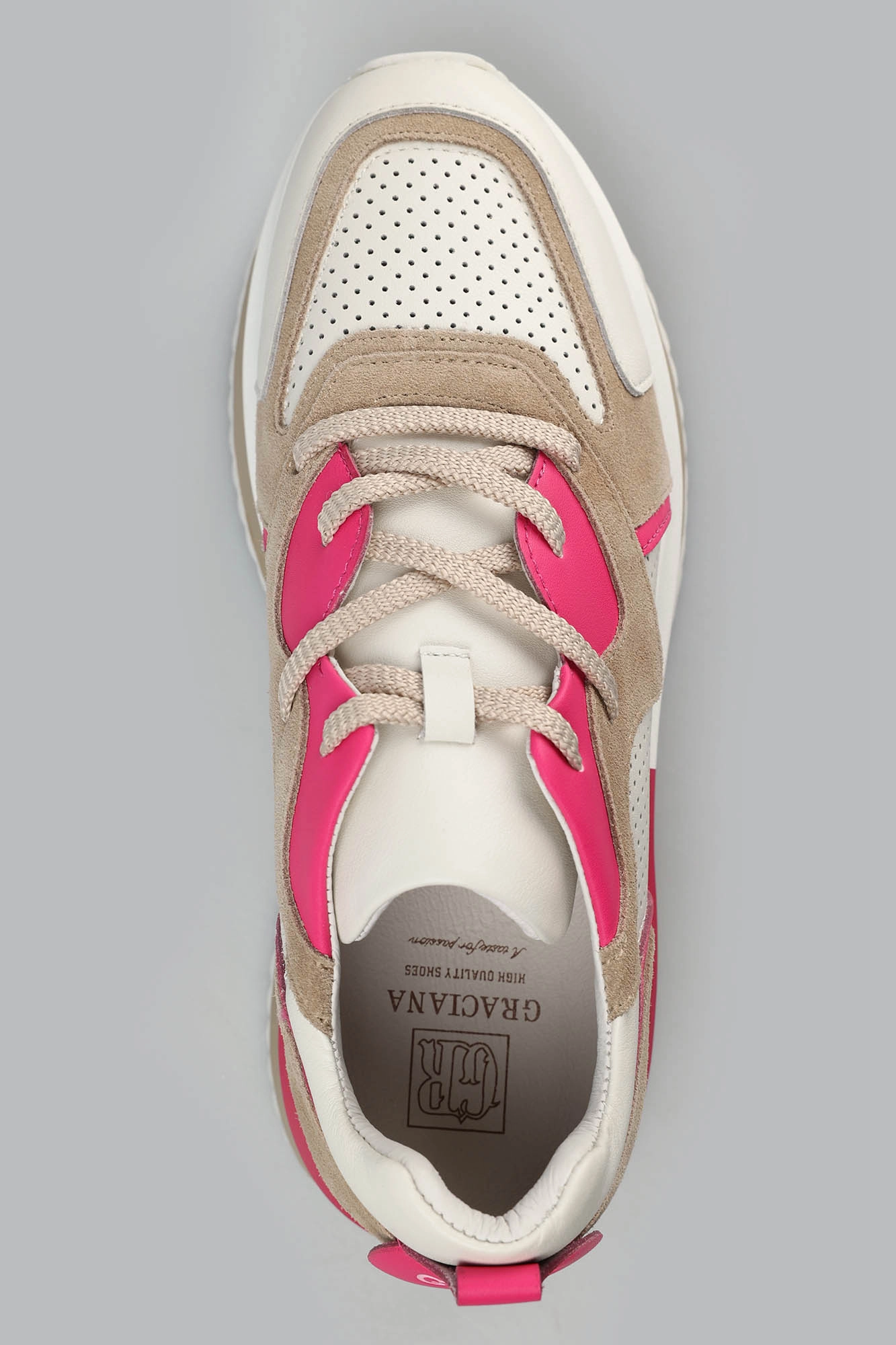 QS562-F201 Кроссовки Graciana Белый