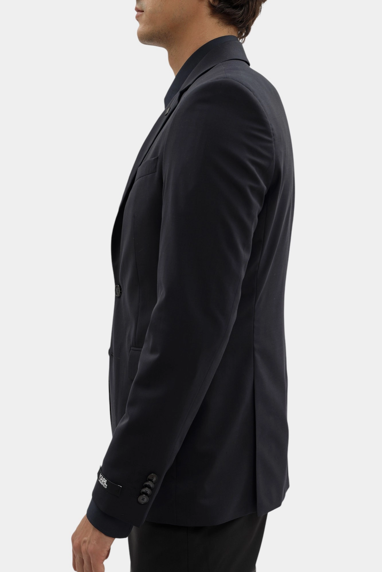 500099_155200 Пиджак классический Karl Lagerfeld Синий