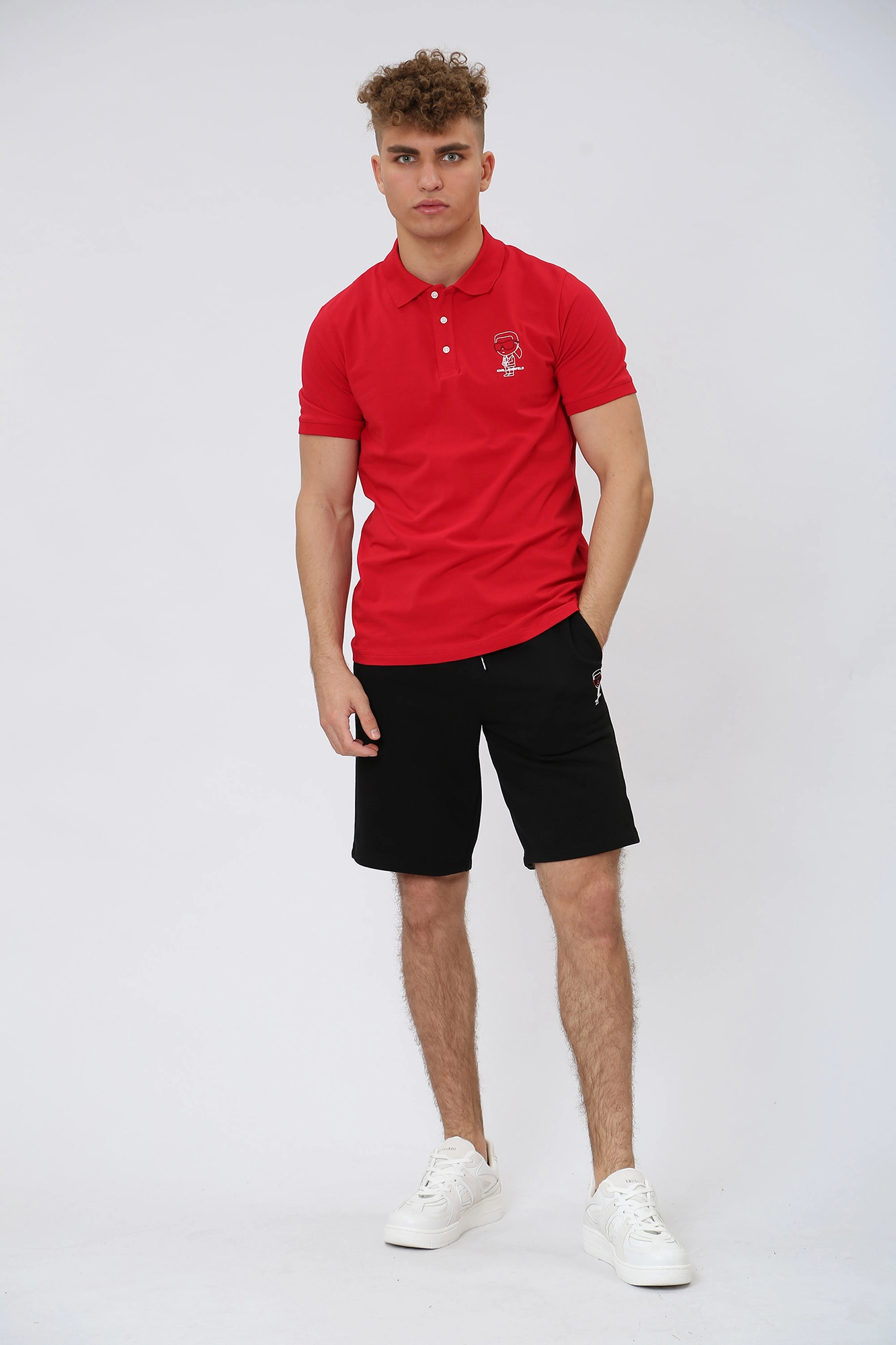 532221_745420 Поло  Karl Lagerfeld Красный