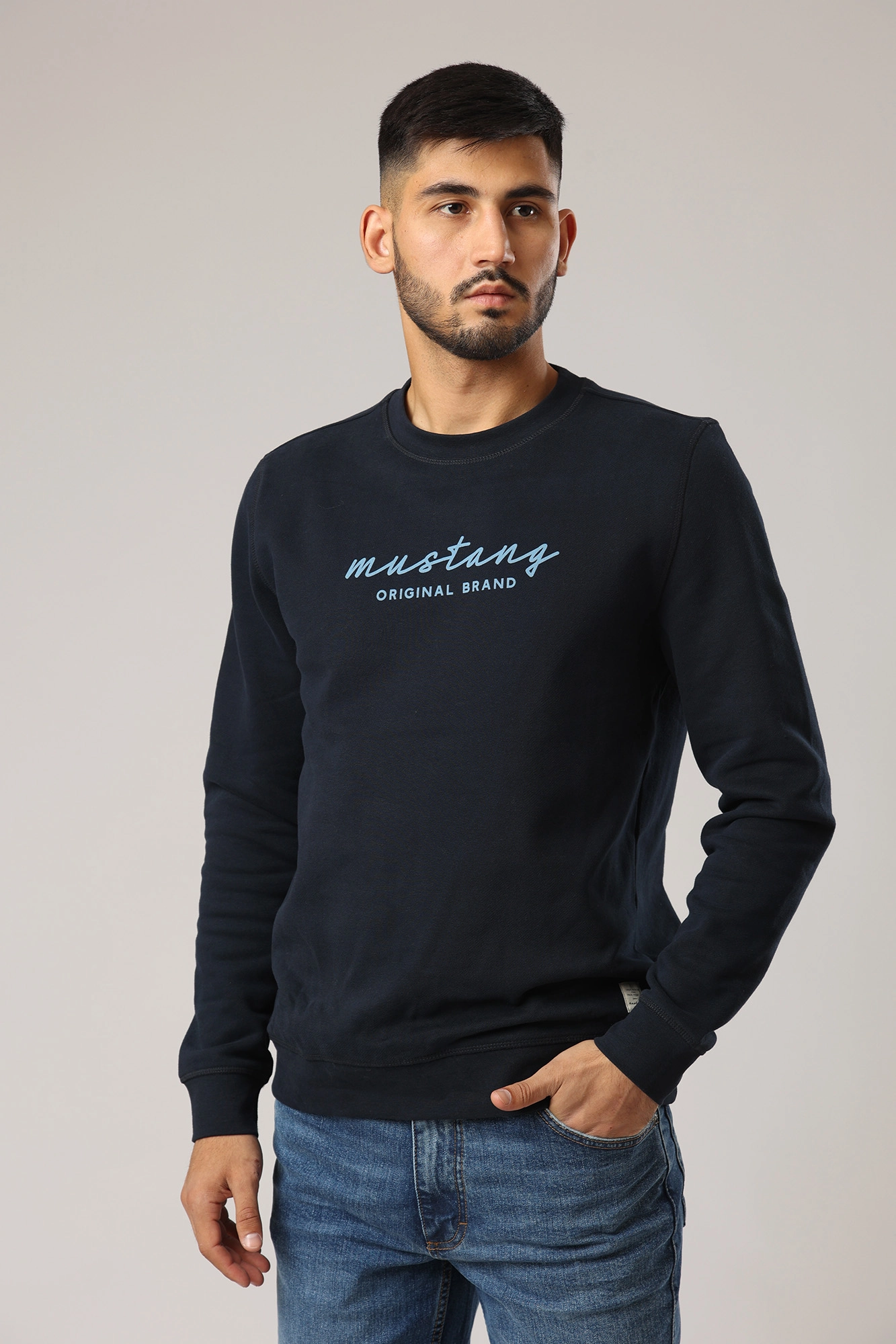 1012821 Свитшот Mustang Синий