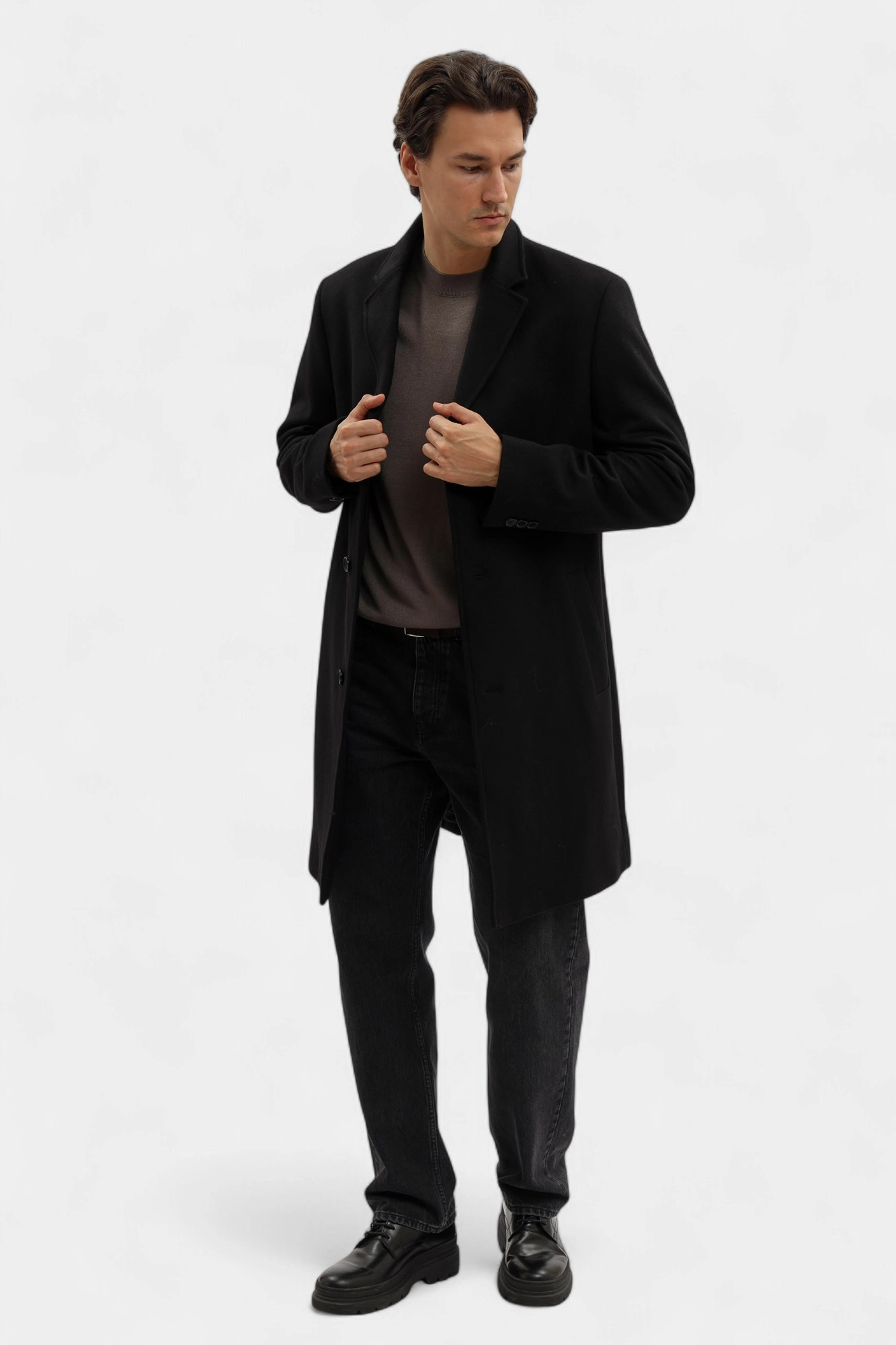 553799_455010 Пальто Karl Lagerfeld Черный