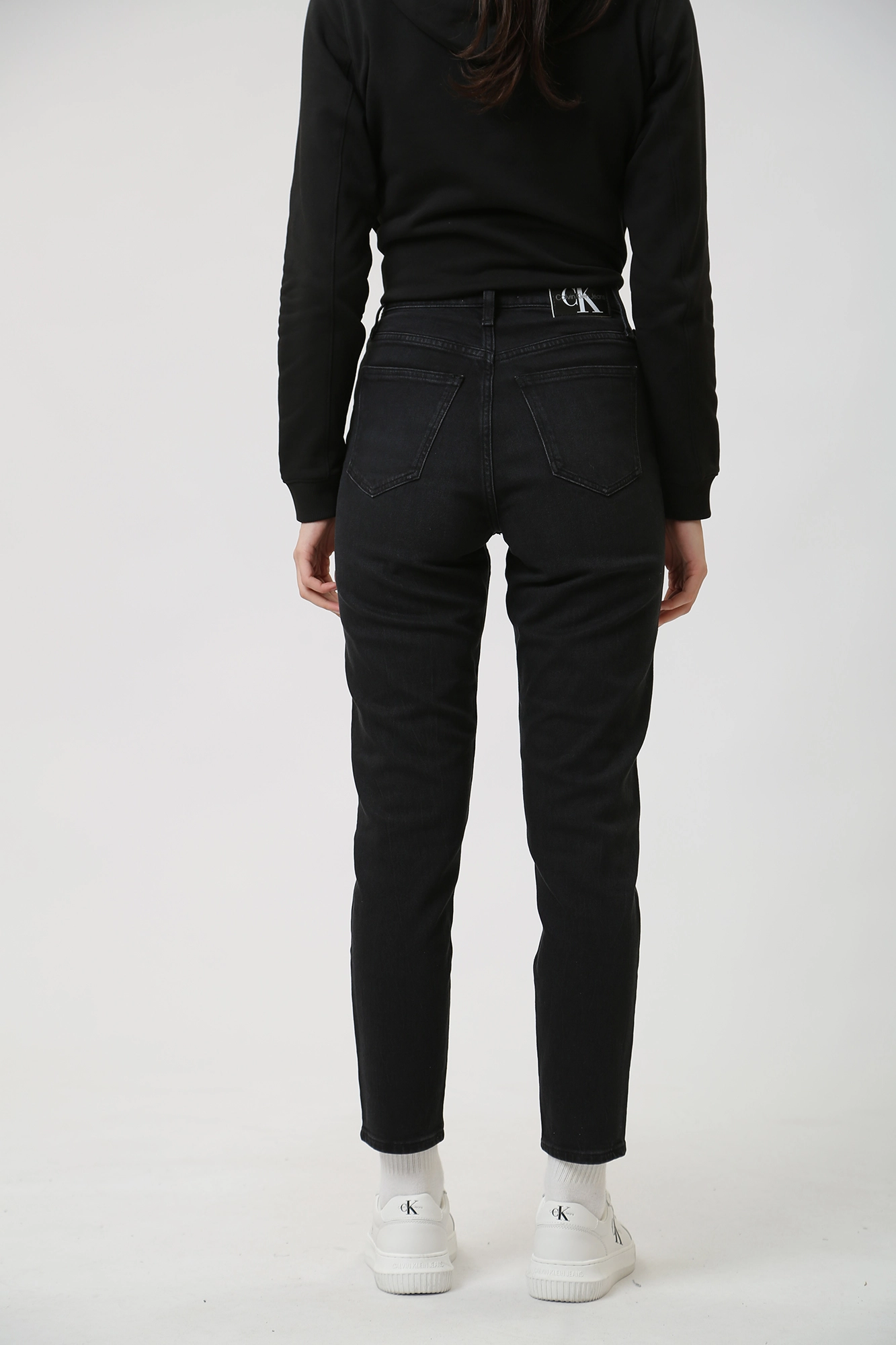 Calvin klein women's black jeans shop