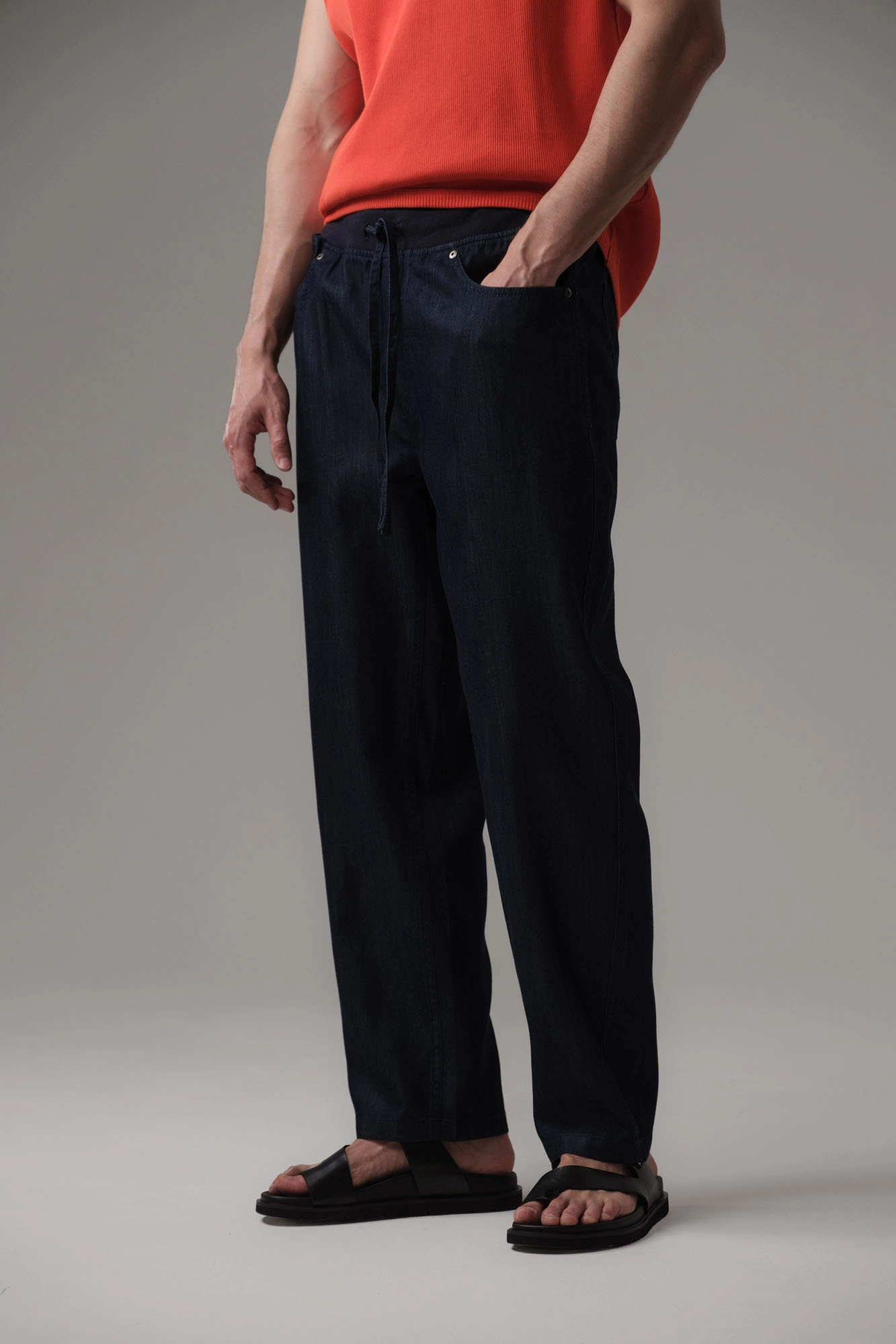 M-251-TK-56-7007 Брюки джинсовые The Hills Синий