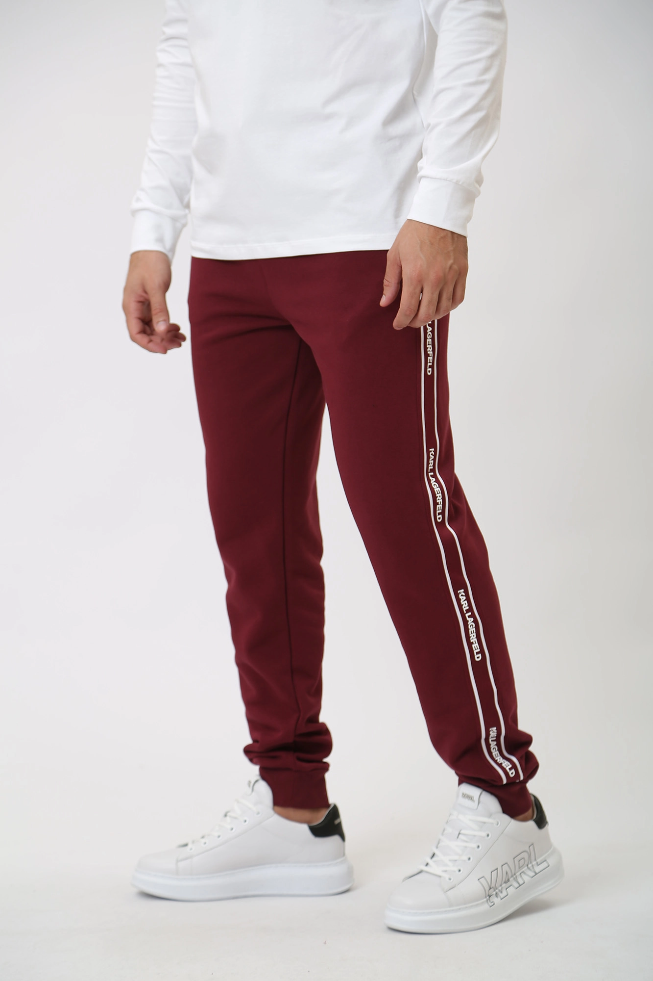 534910_705039 Брюки спортивные Karl Lagerfeld Бордовый