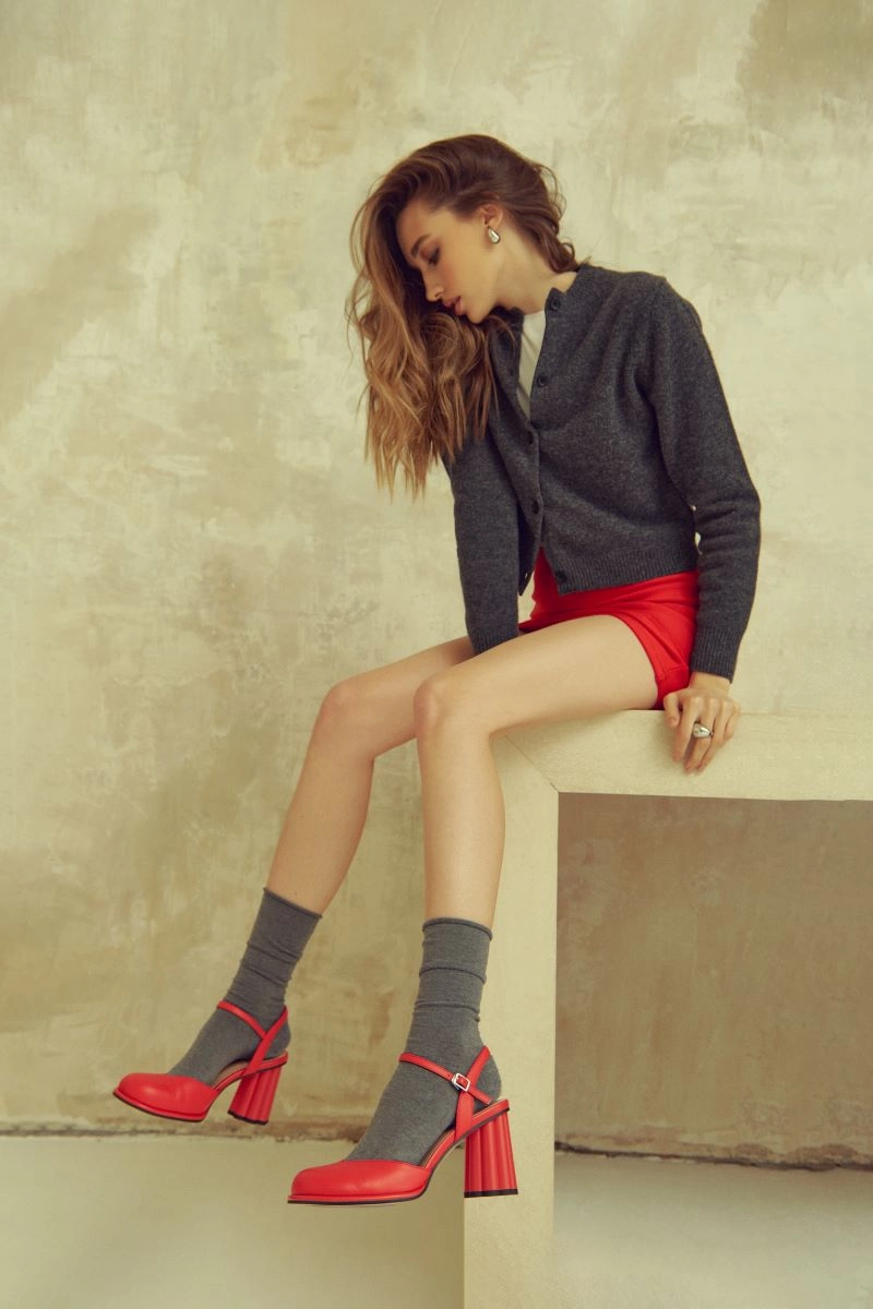 GR2316-5 Босоножки Graciana Красный