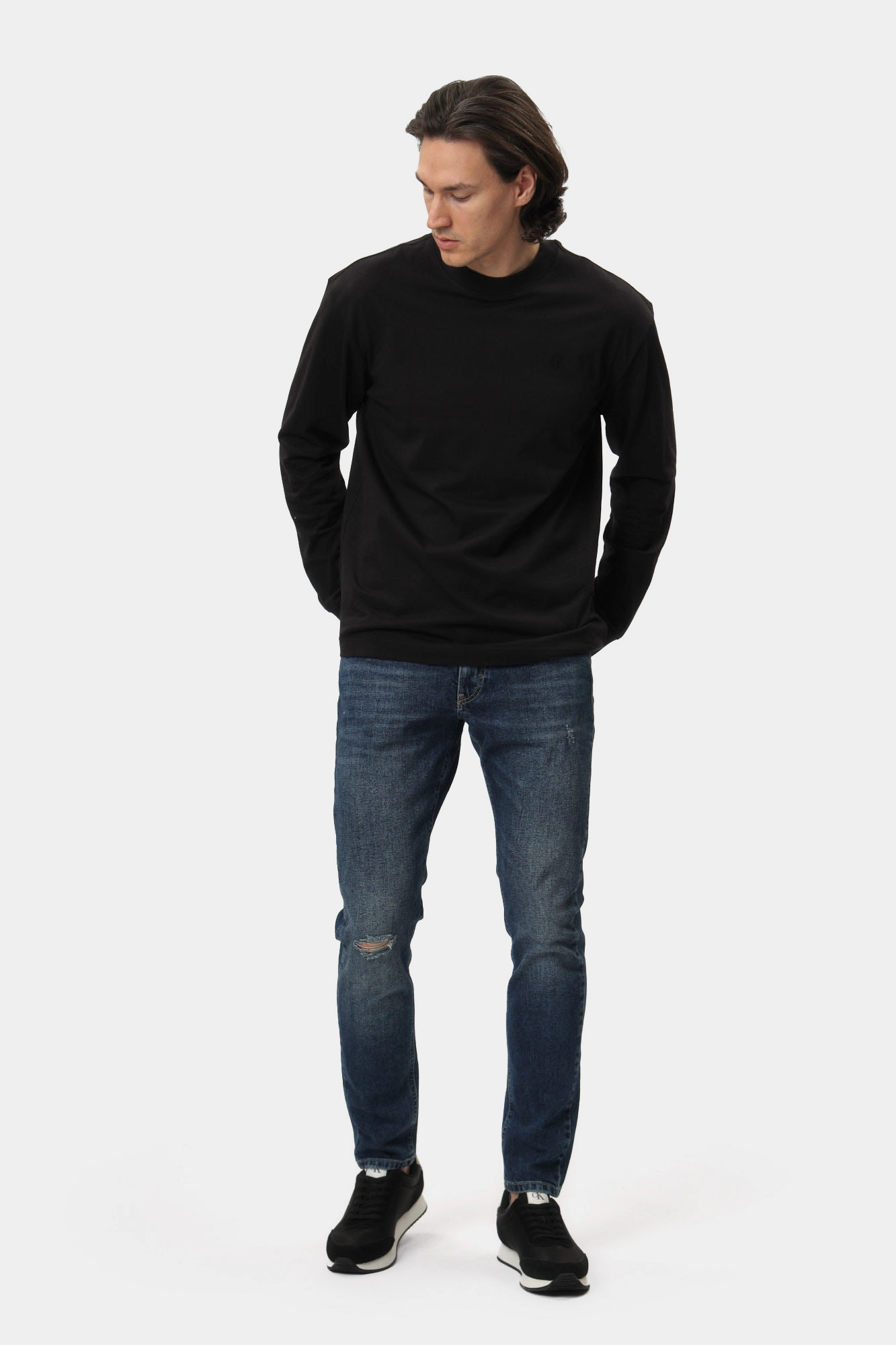 J30J326506 Брюки джинсовые Calvin Klein Jeans Синий