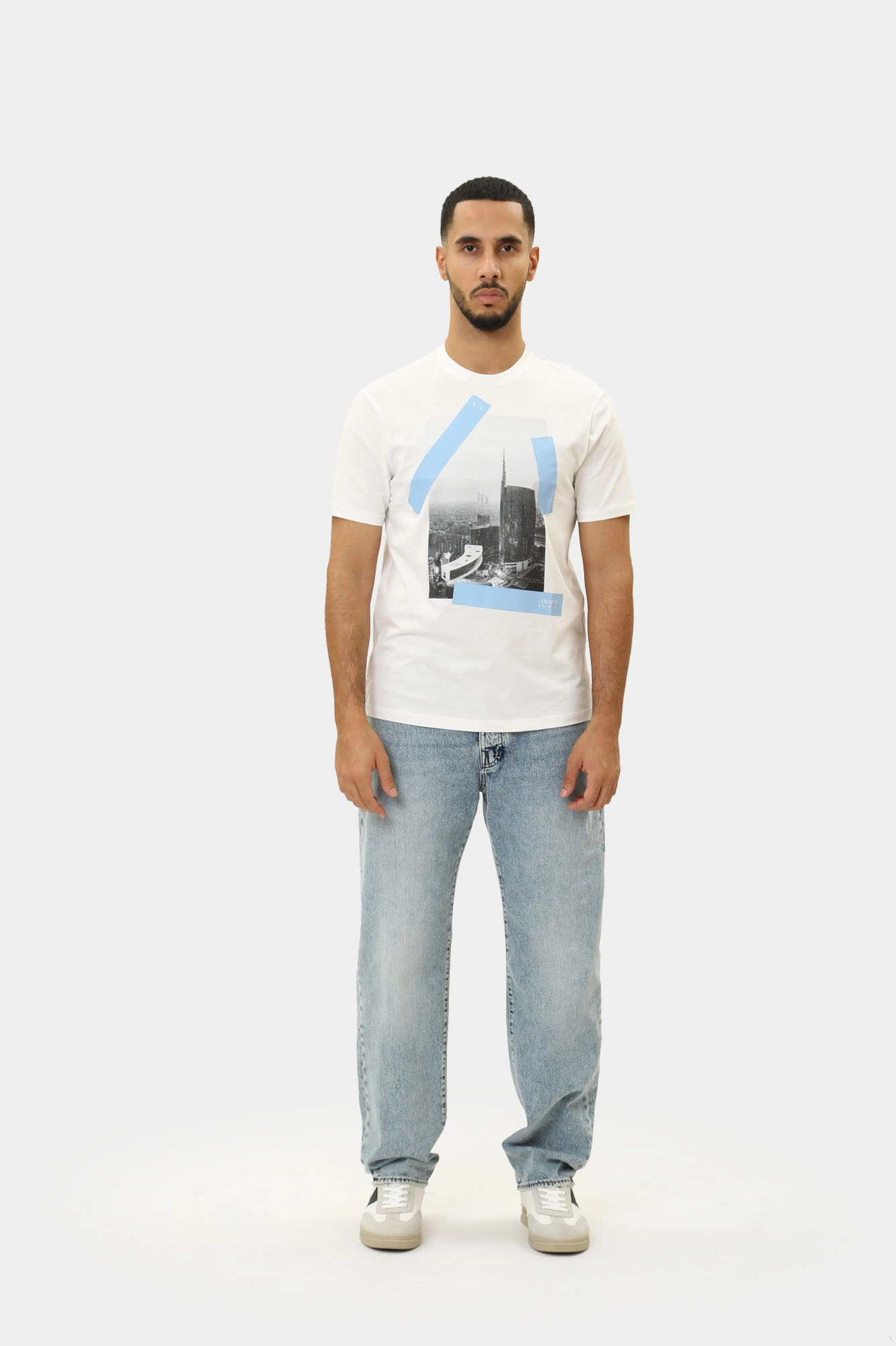 3DZJ88_Z1XEZ Брюки джинсовые Armani Exchange Синий