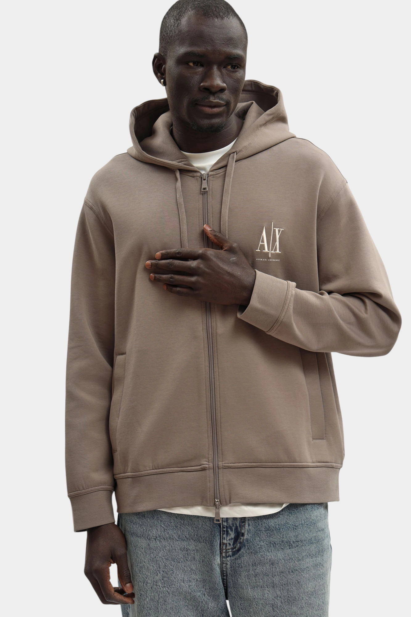 XM000371_AF10818 Толстовка Armani Exchange Коричневый