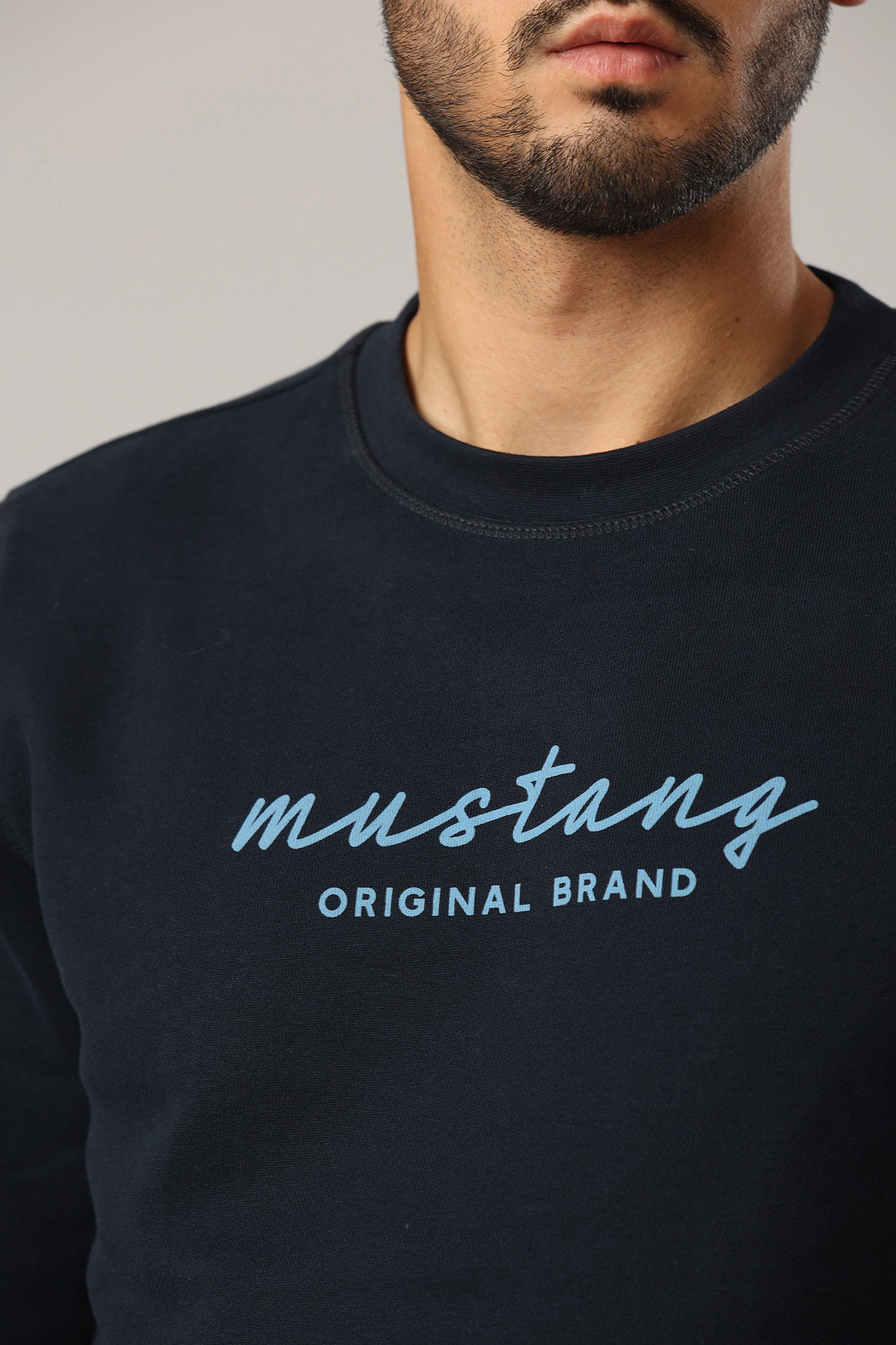 1012821 Свитшот Mustang Синий