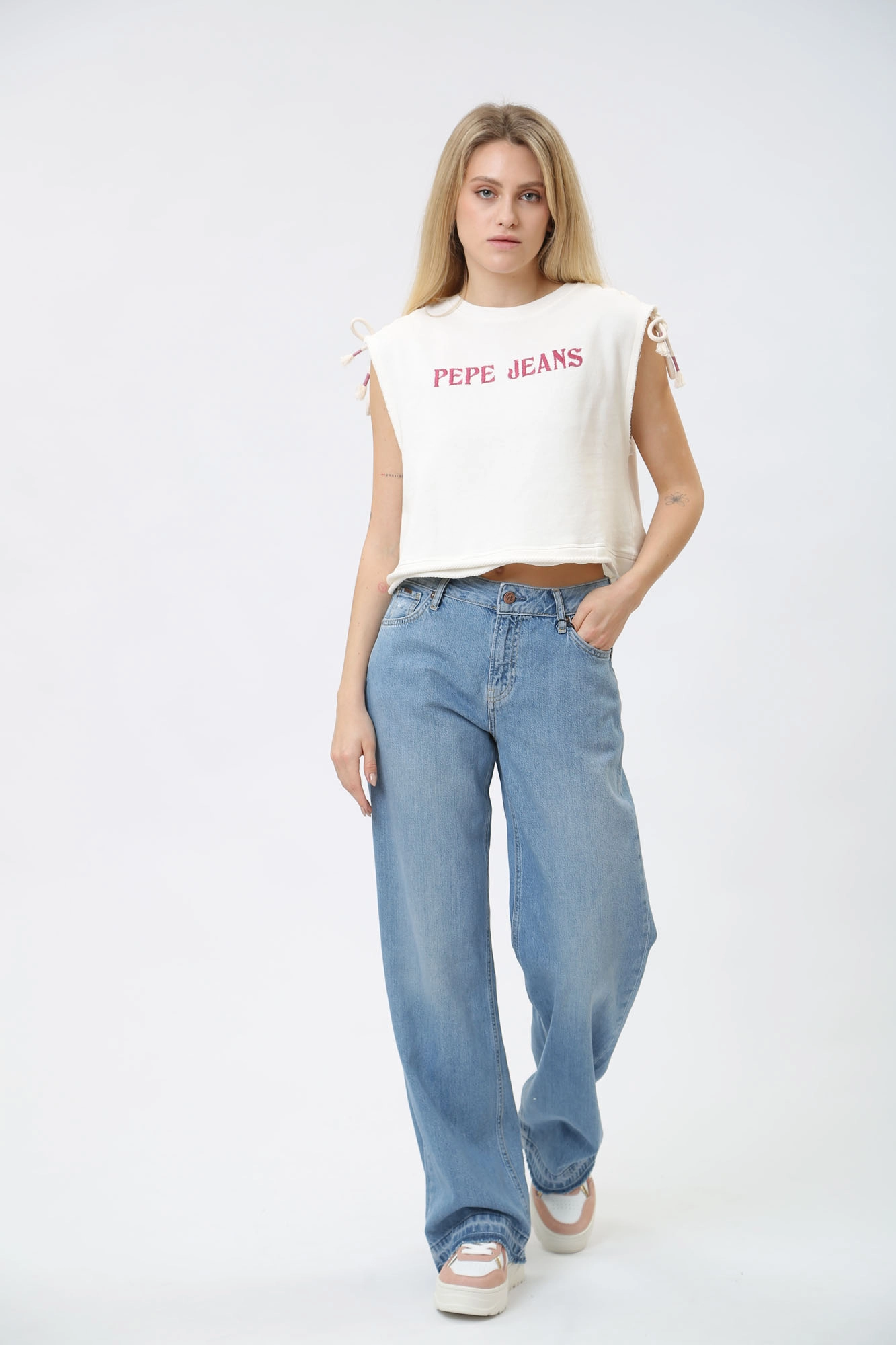 PL204694 джинсы loose st jeans hw vintage pepe jeans