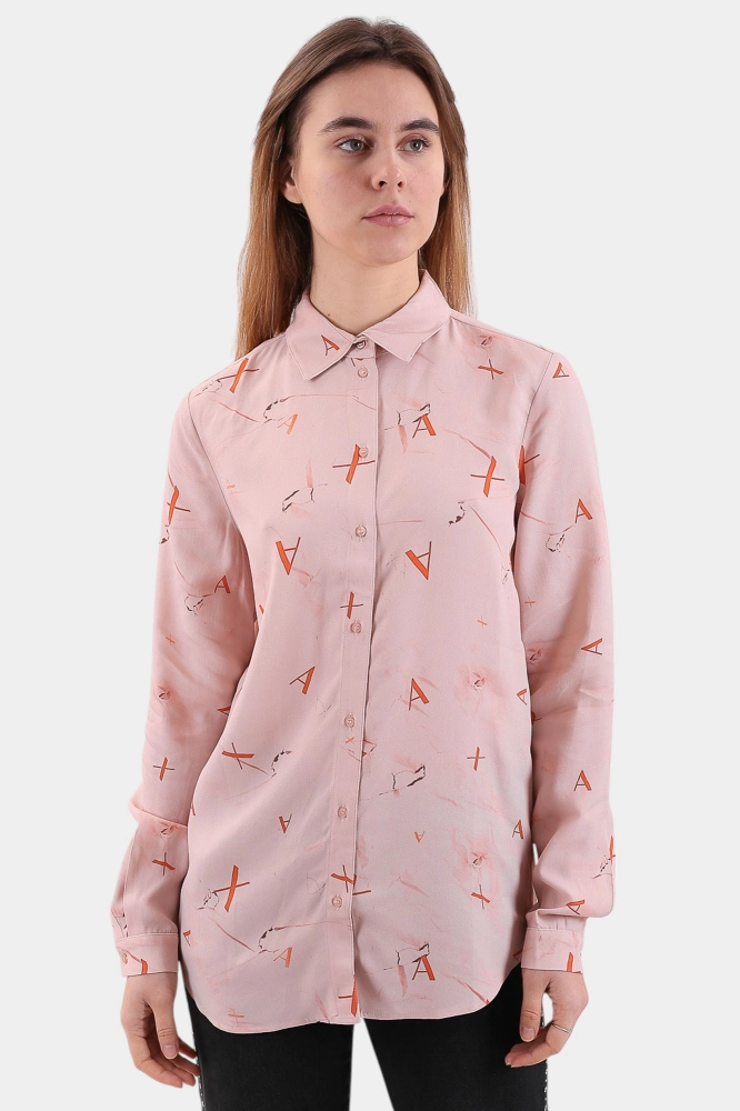 Юбка кожаная Armani Exchange  Черный