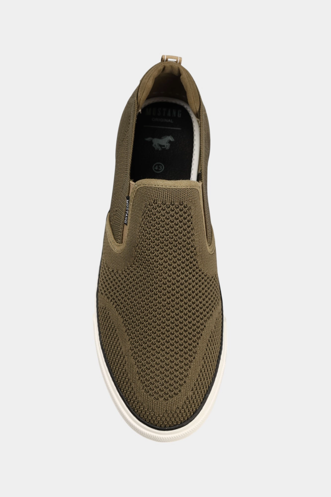 4198-401 Слипоны Mustang Зеленый