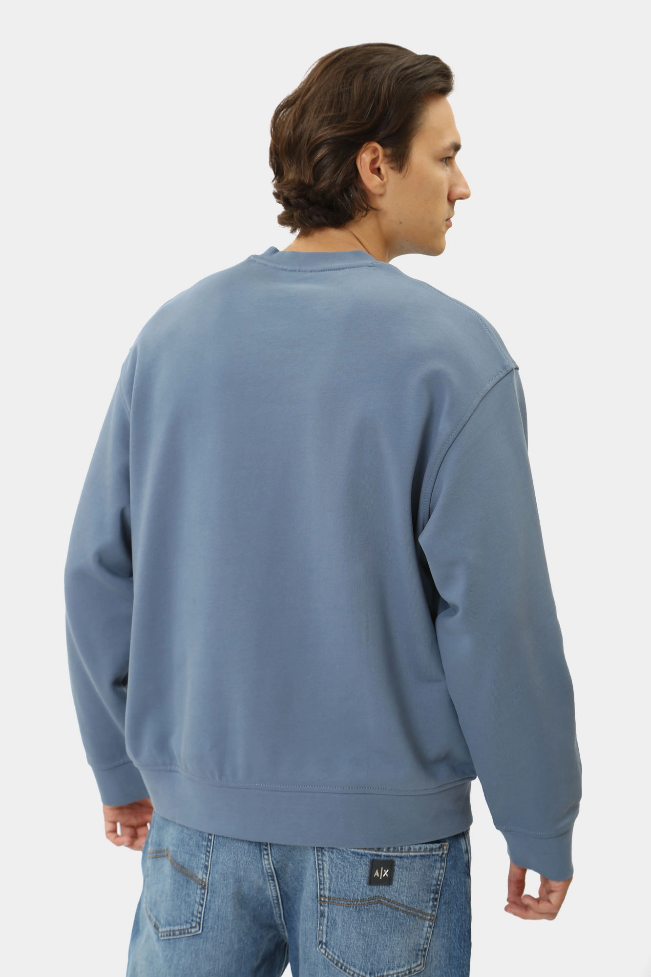 6DZMLF_ZJ4XZ_15DU Свитшот Armani Exchange Голубой