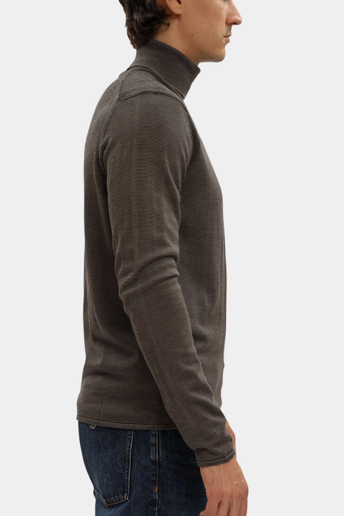 EM002025_ AF14195 Водолазка Emporio Armani Коричневый