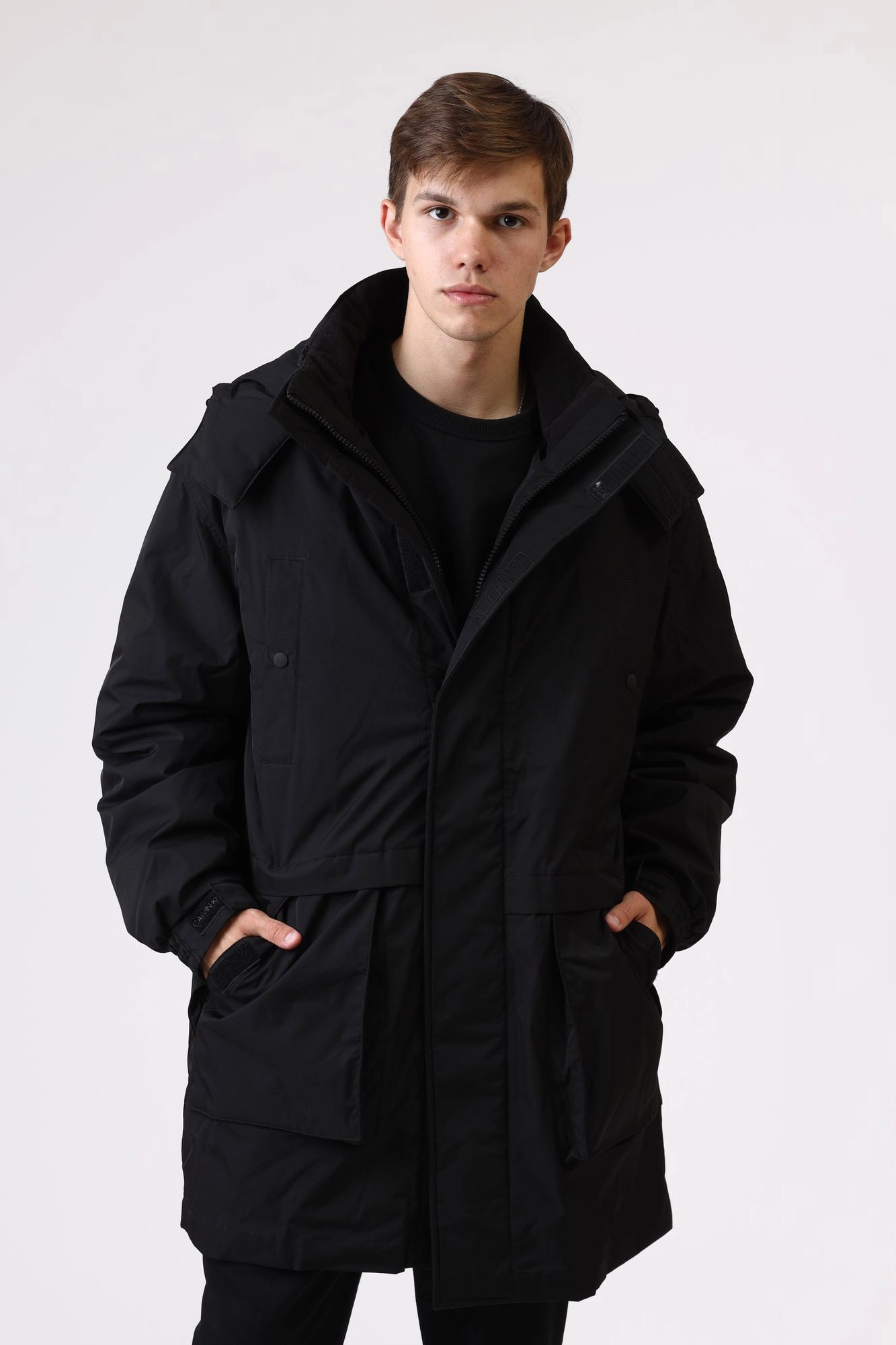 J30J316620_ Парка Calvin Klein Jeans Черный