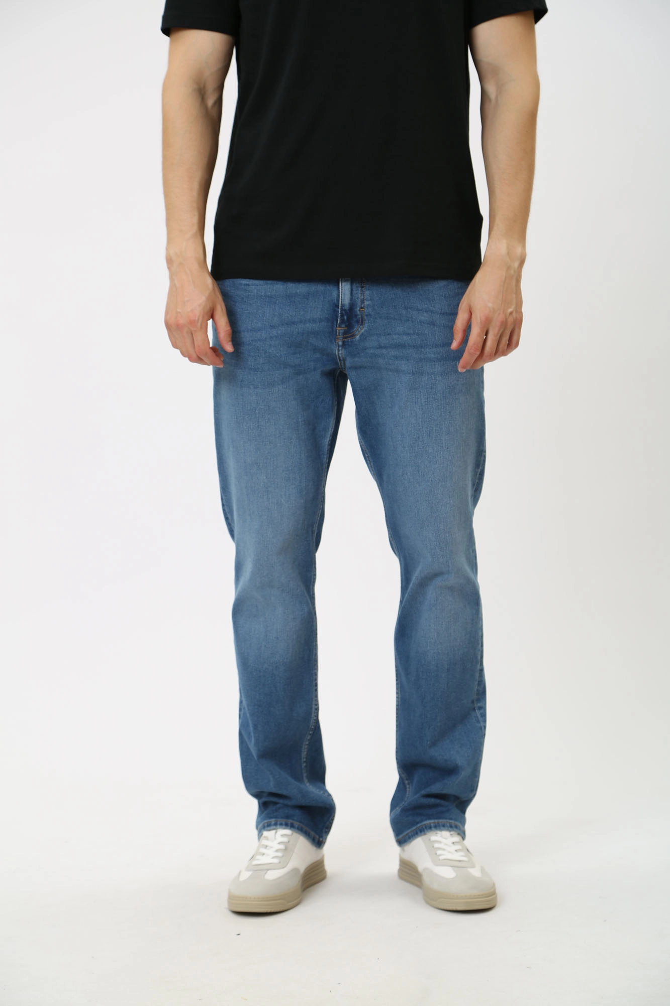 1014877 Джинсы Washington Straight  Mustang Синий