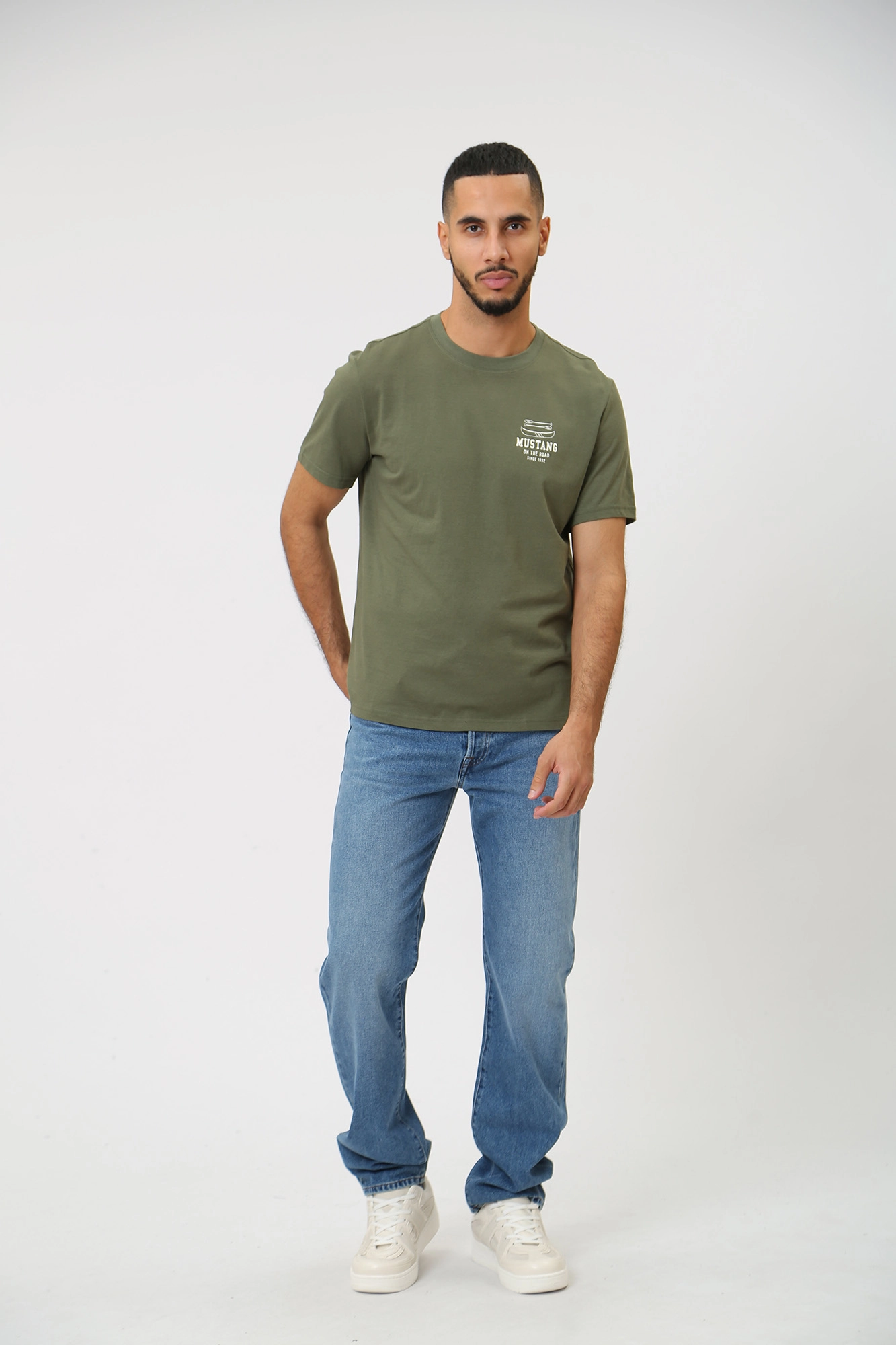 1014102 Футболка Mustang Зеленый