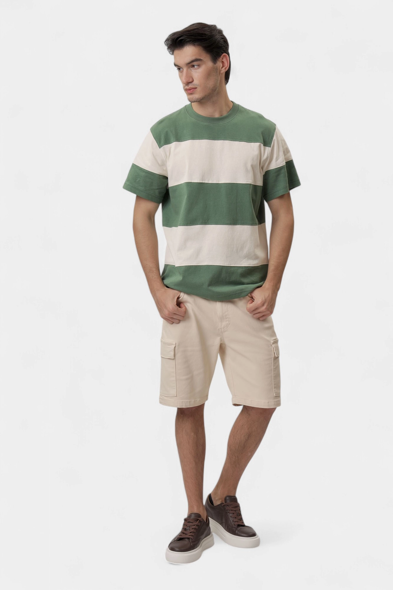 1016277 Футболка Mustang Зеленый