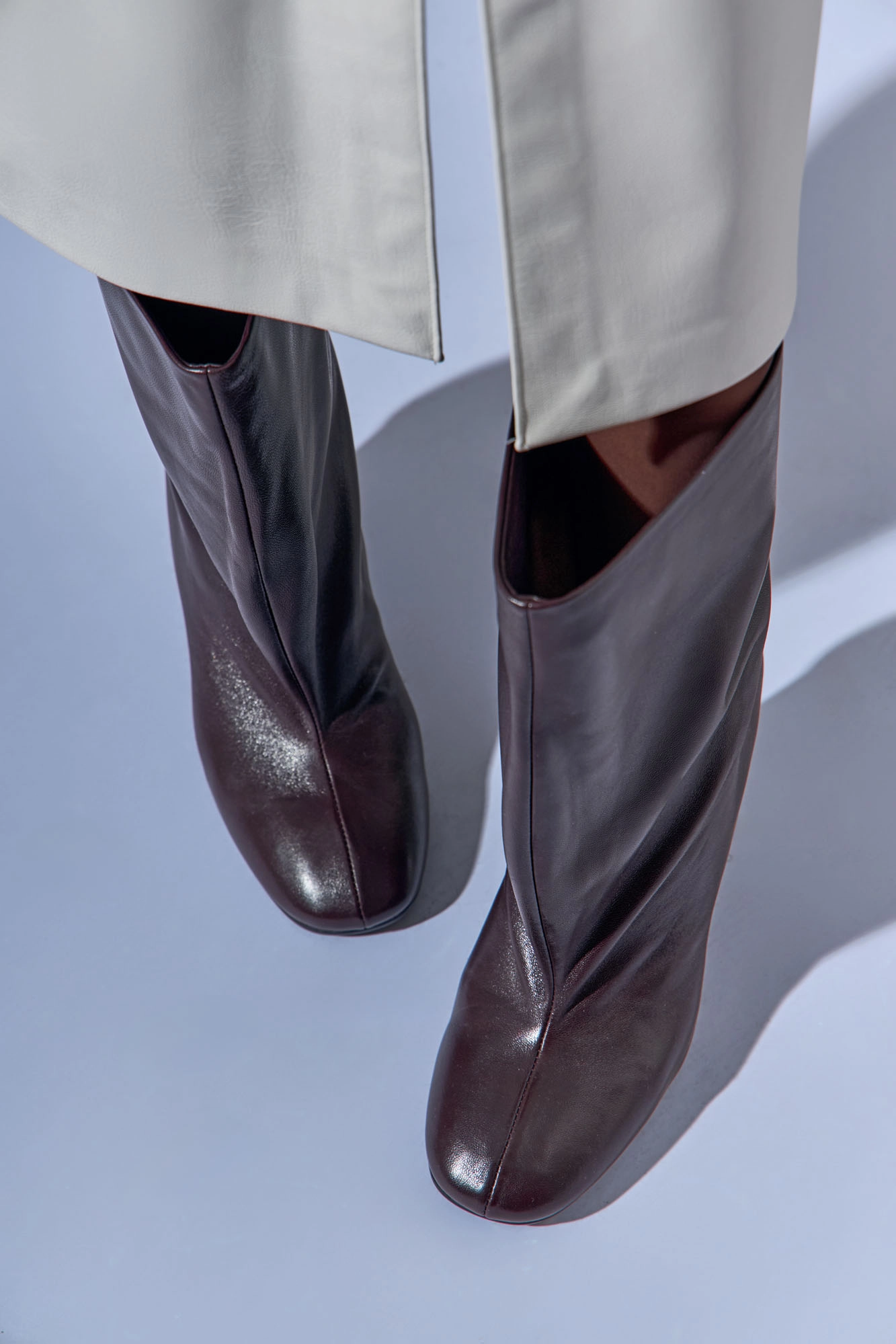 RP-LT092-866 Ботильоны закрытые Red Pin Бордовый