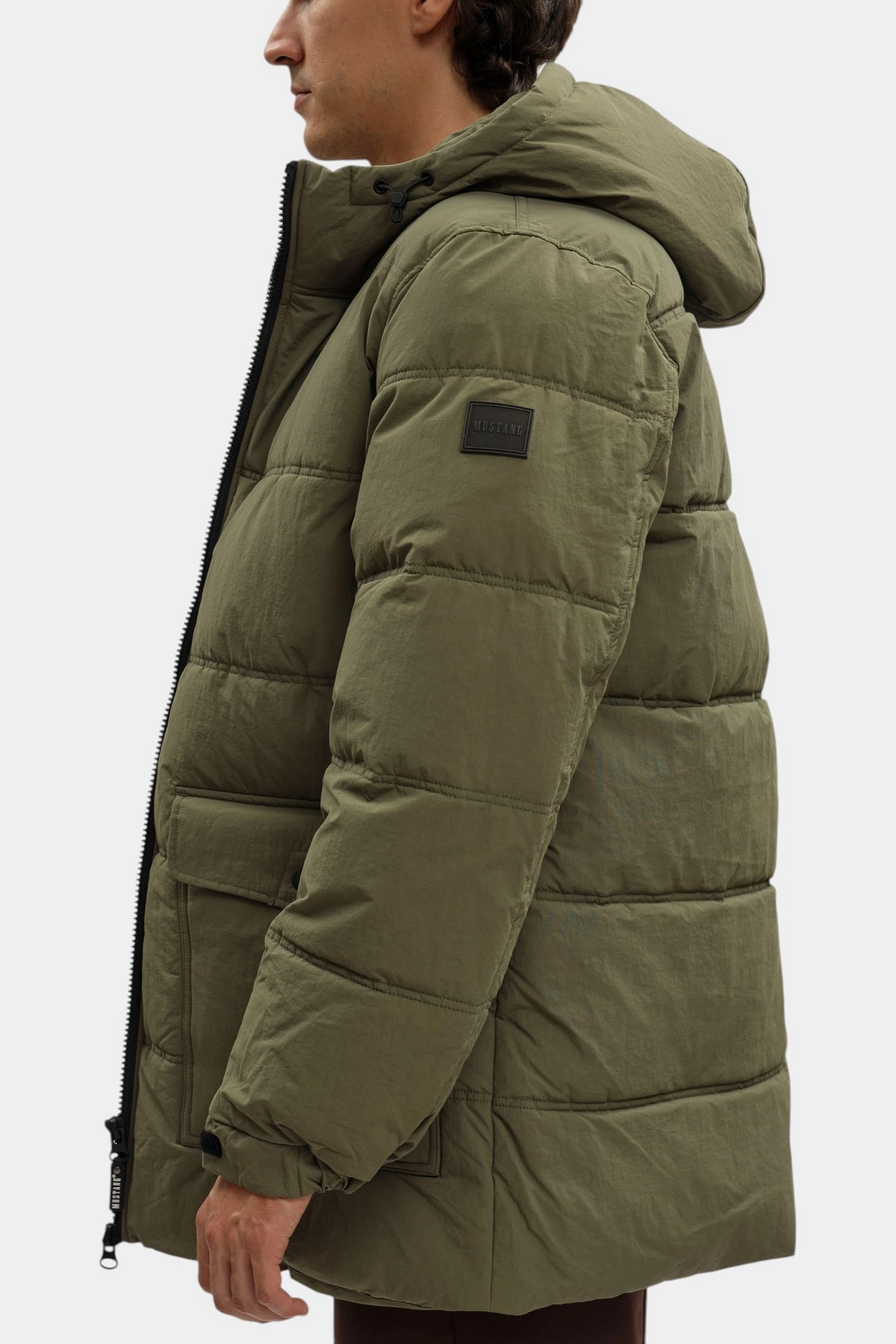 1016896 Куртка тёплая Mustang Зеленый