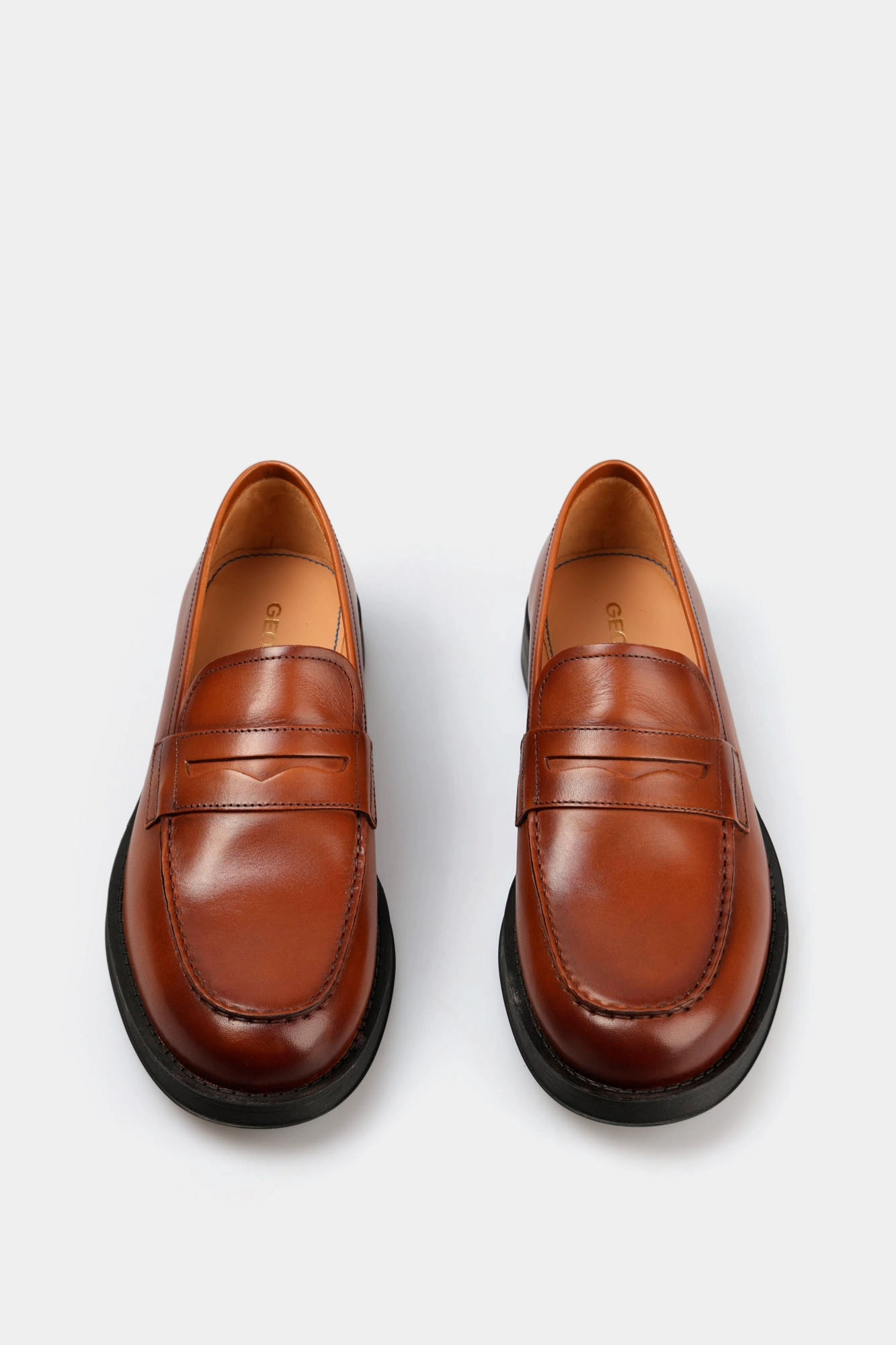 U658KB00039 Мокасины Geox Коричневый