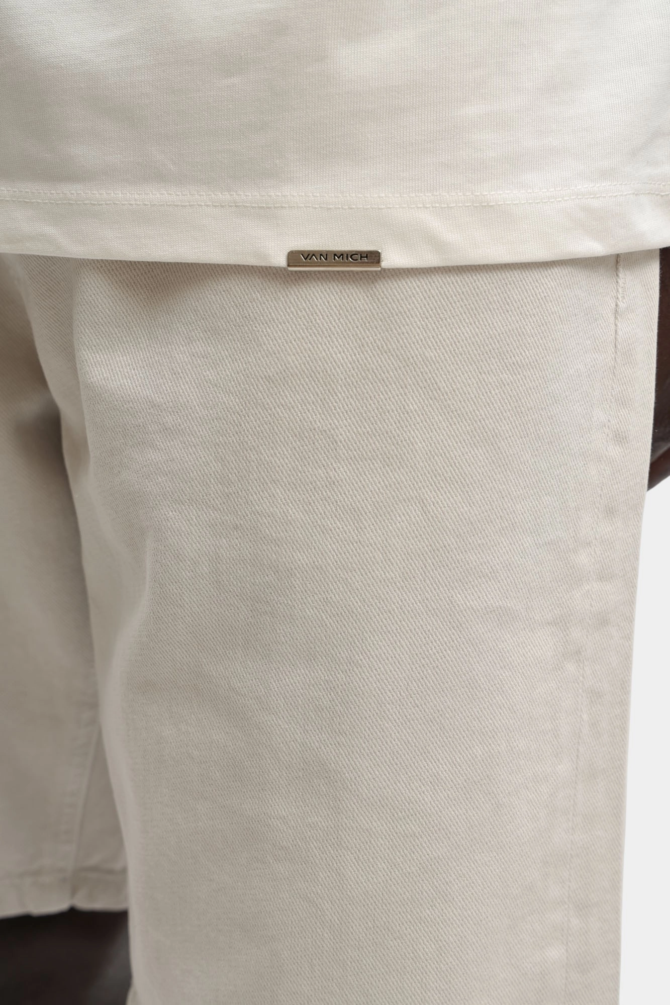 VM-OMA-33-618 Шорты джинсовые Van Mich Бежевый