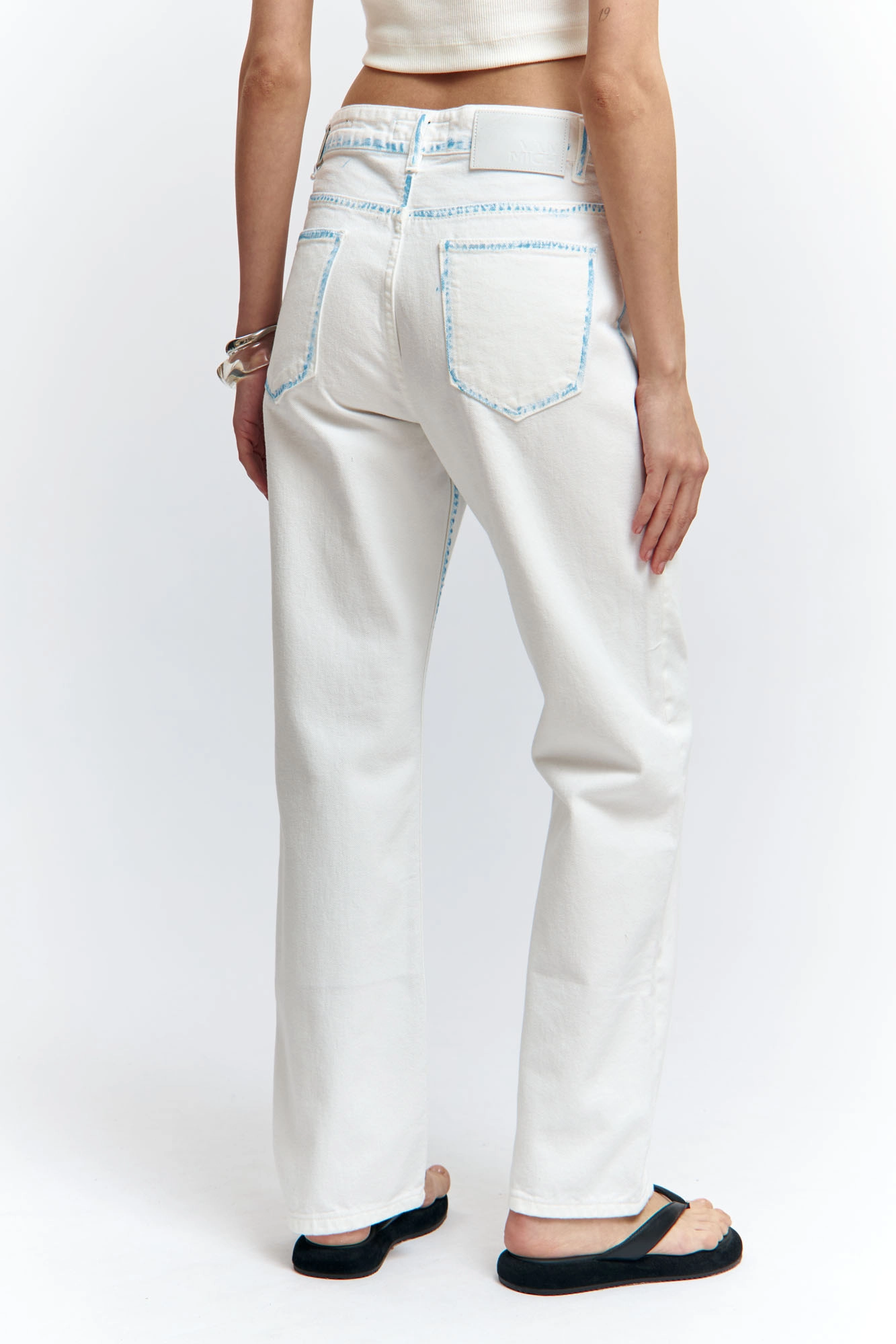 VW-OMA-33-434 брюки джинсовые van mich 