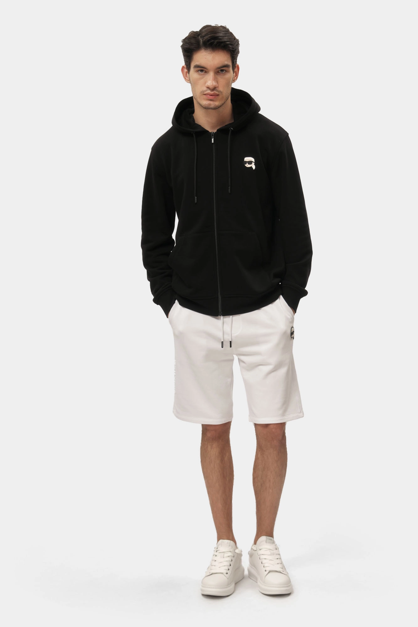 552900_705012 Толстовка с капюшоном Karl Lagerfeld Черный