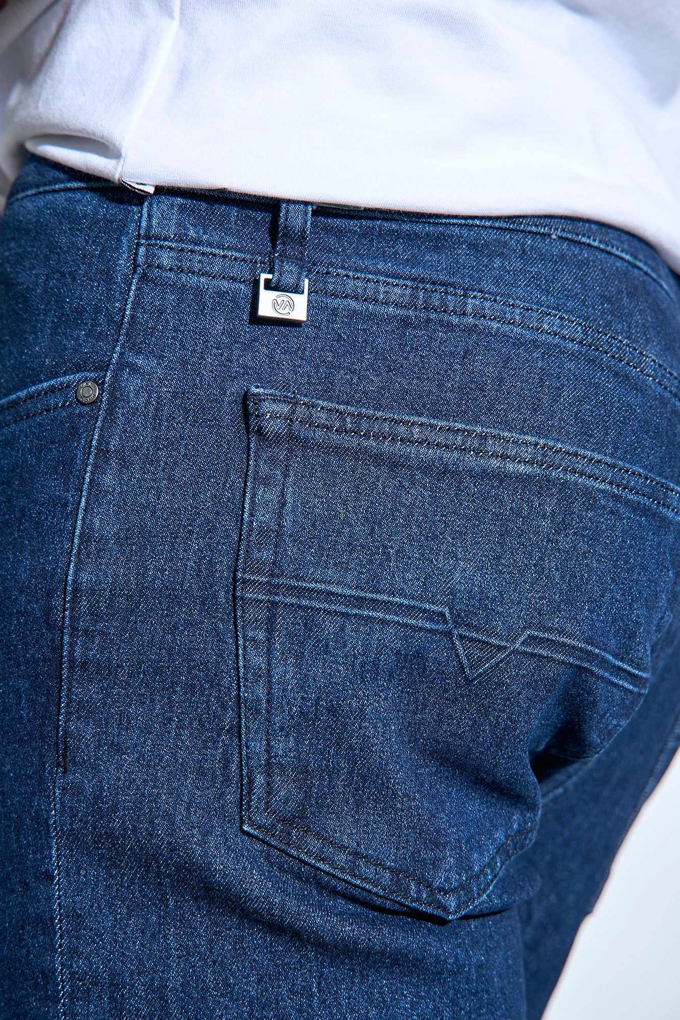 VM-232-33-013 Джинсы Slim Van Mich Синий