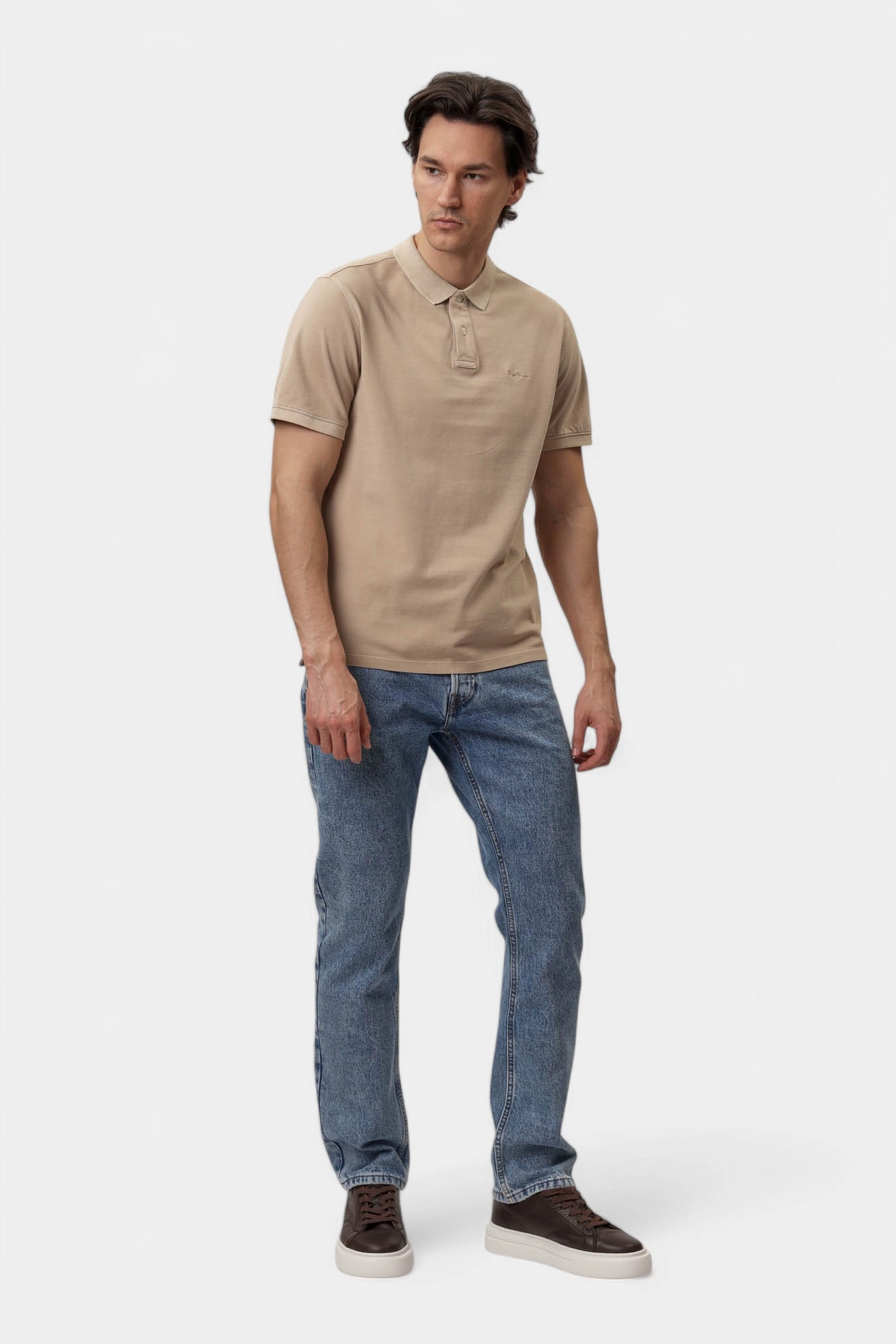 PM542099 Поло Pepe Jeans Бежевый