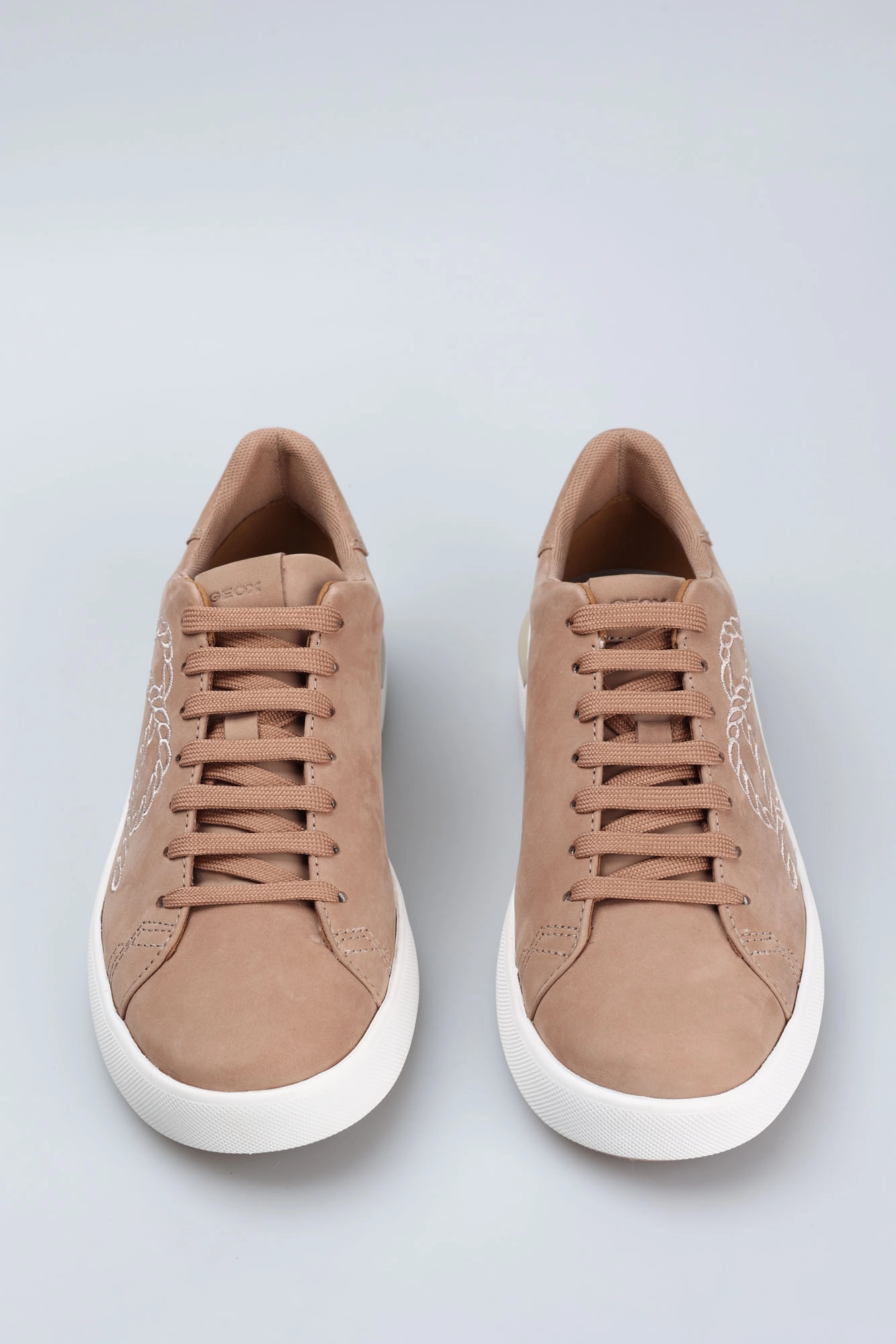 D45QFB00032C Кеды Geox Бежевый