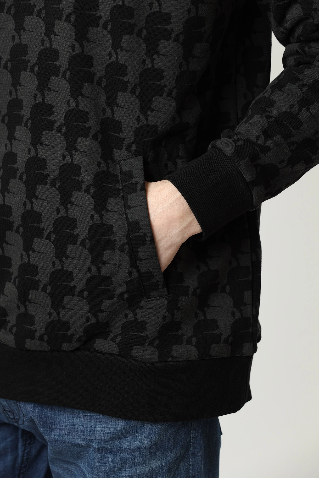 521900_705185 Худи Karl Lagerfeld Черный
