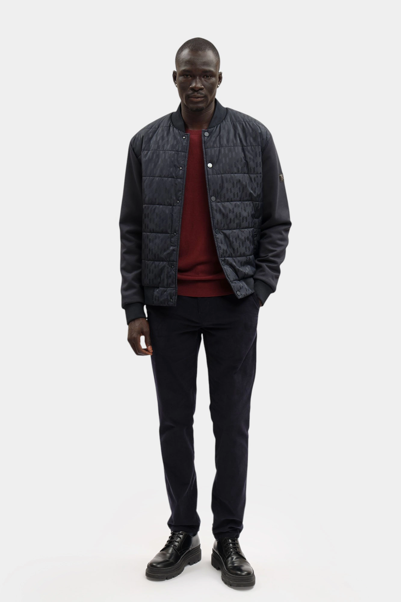 554504_505064 Бомбер Karl Lagerfeld Синий