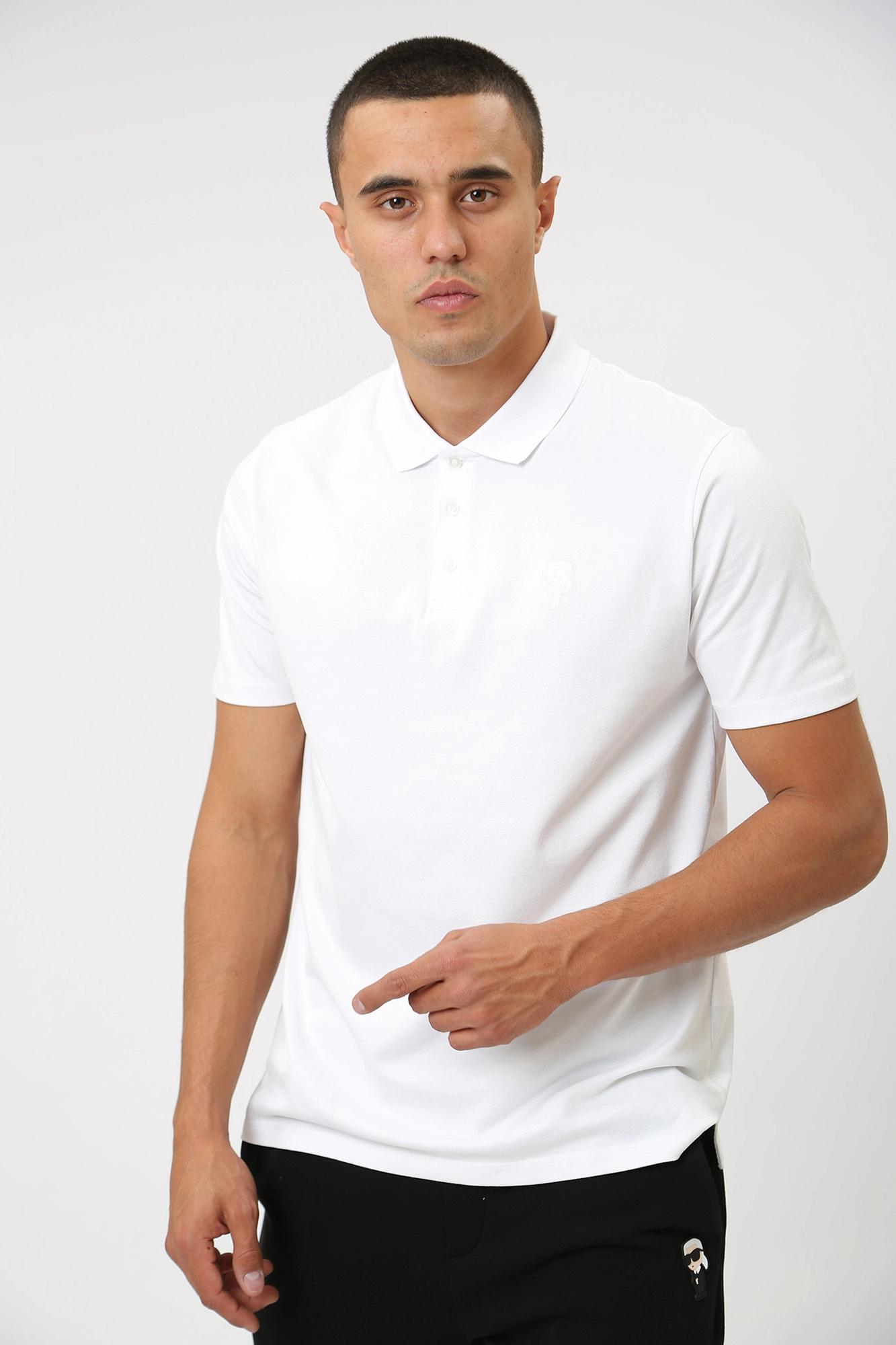 534232_745028 Поло Karl Lagerfeld Белый