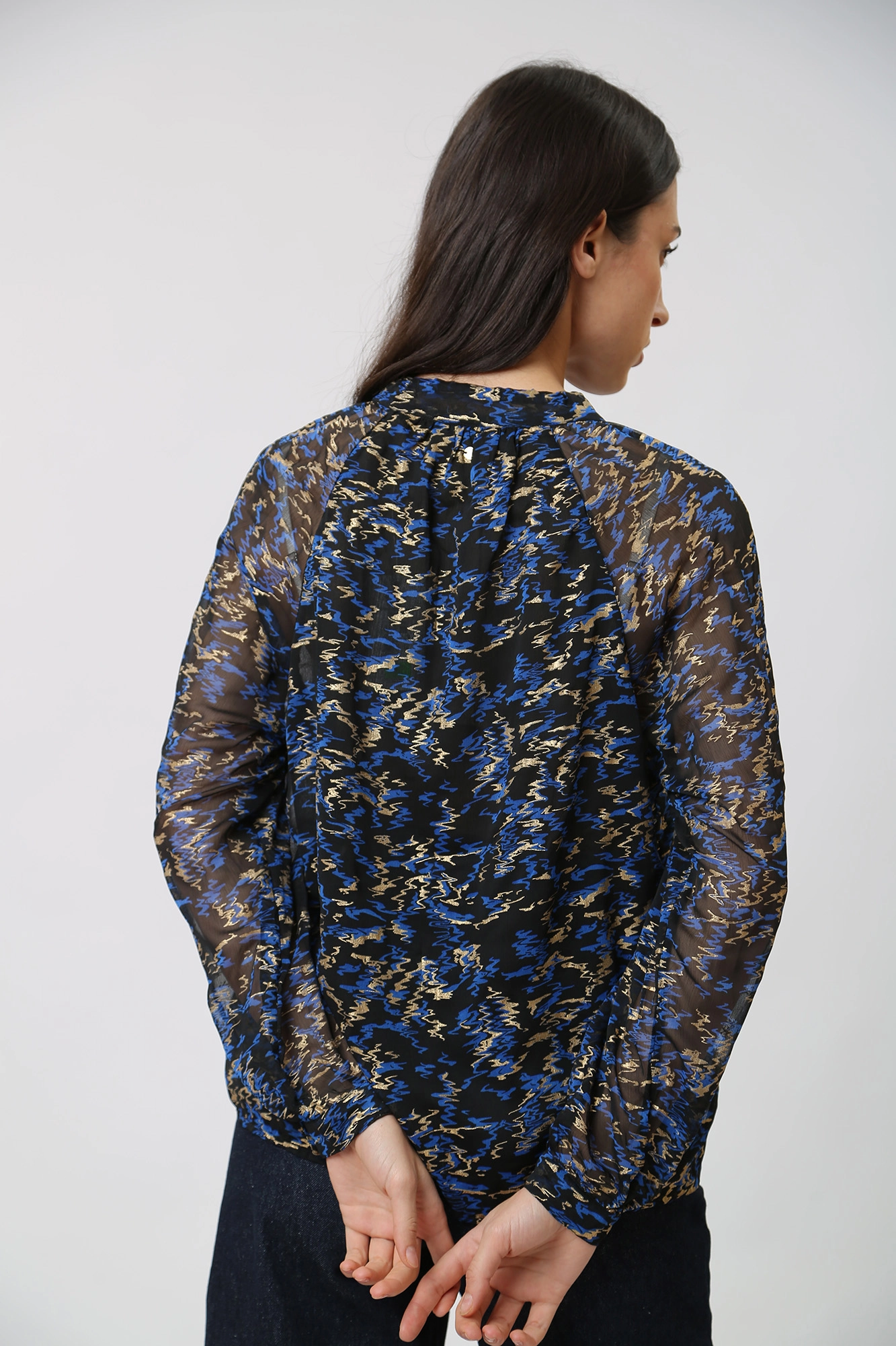 1014541 блузка д/р mustang 