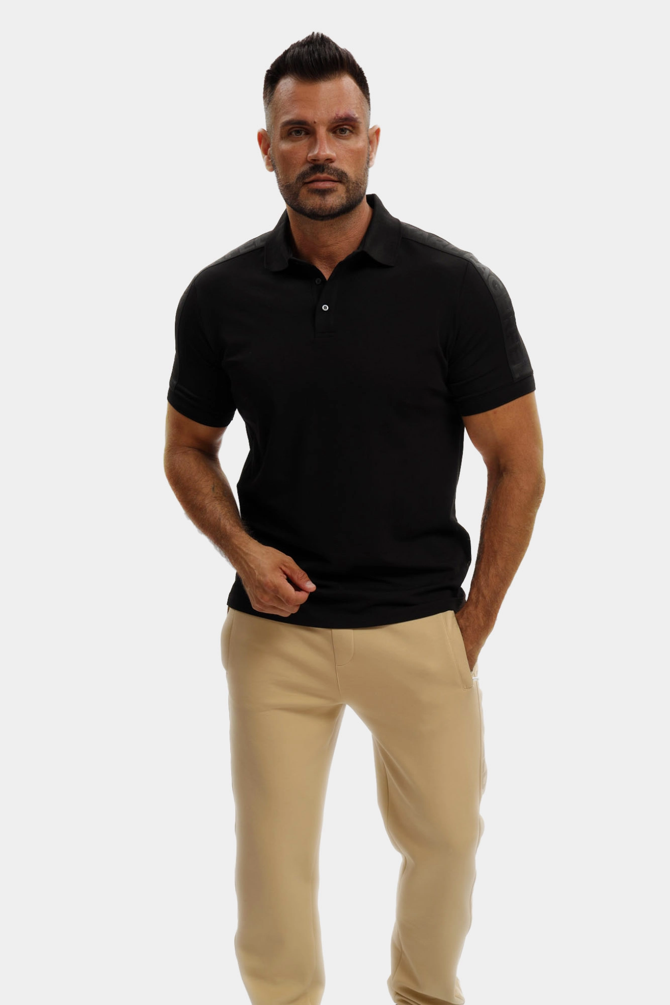 553235_745019 Поло Karl Lagerfeld Черный