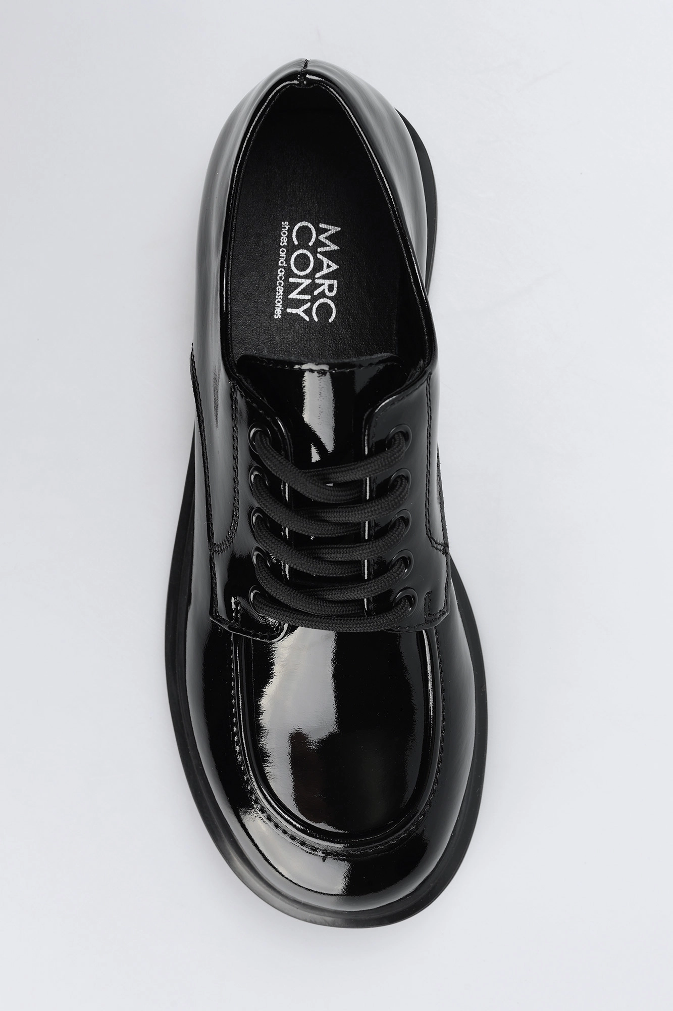 MC15068-WB/8 без подкладки Полуботинки жен лак чер Туфли Marc Cony Черный