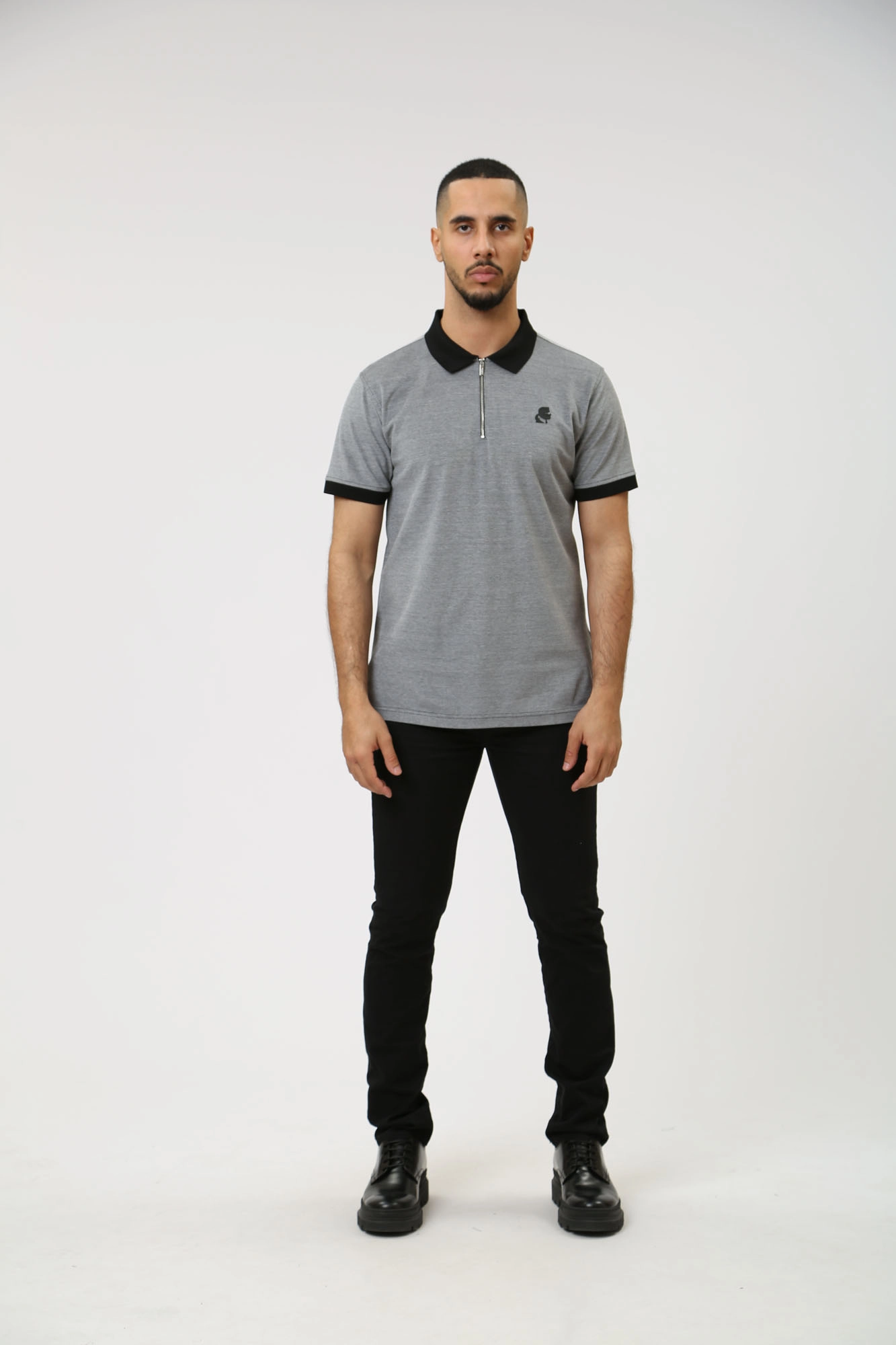 542204_745004 Поло Karl Lagerfeld Серый