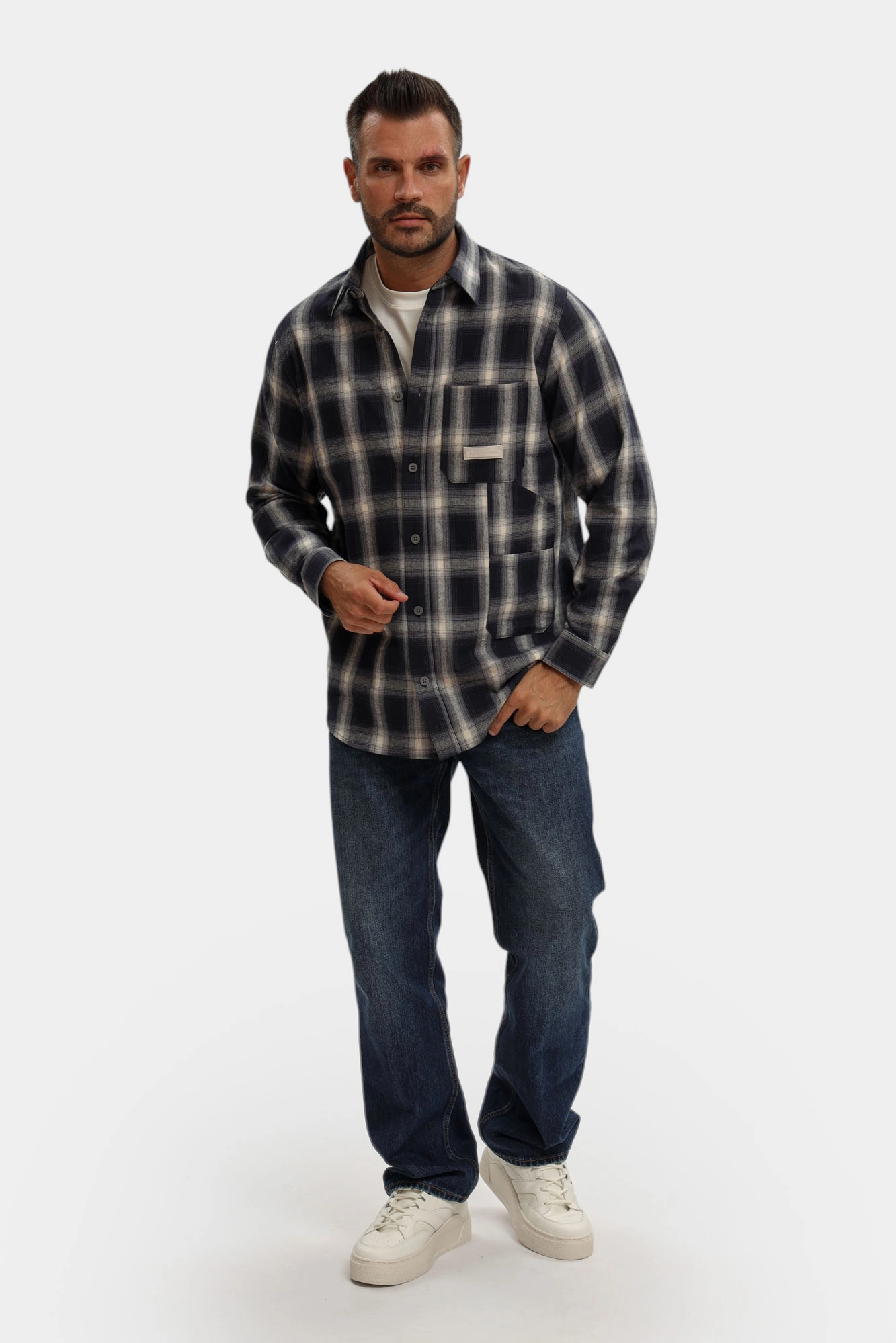 XM001149_AF16626 Рубашка Armani Exchange Синий