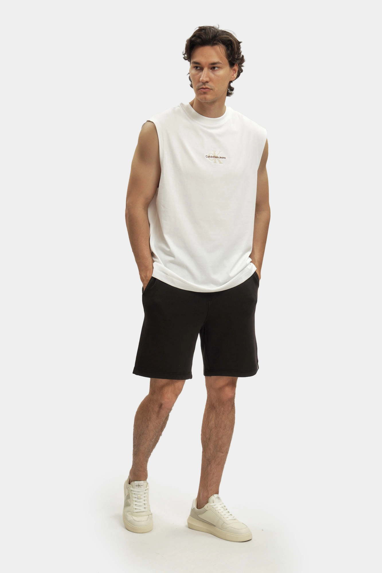 J30J327248 Шорты трикотажные Calvin Klein Jeans Черный