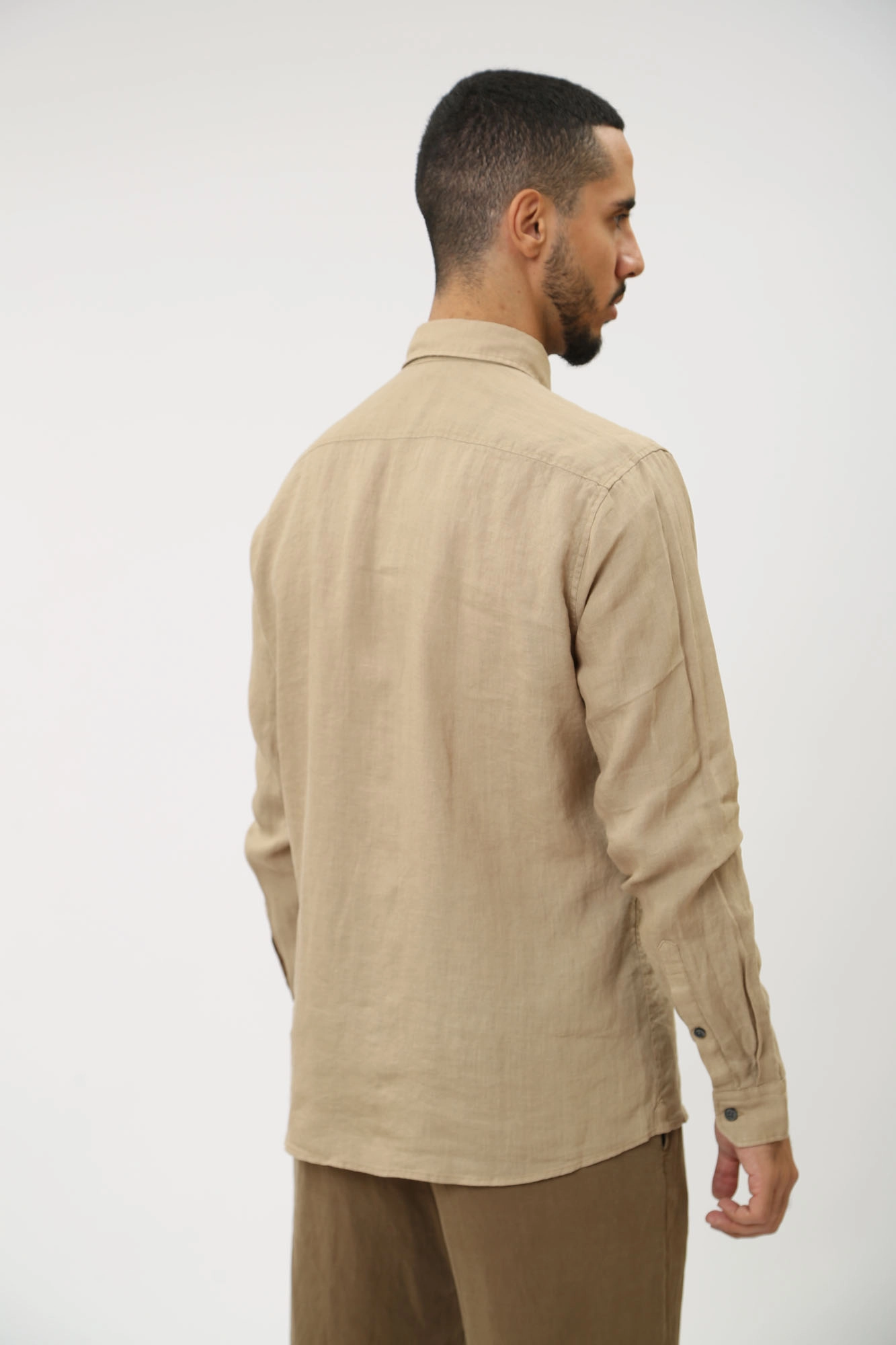 30041215_10017515 Сорочка д/р Strellson Бежевый