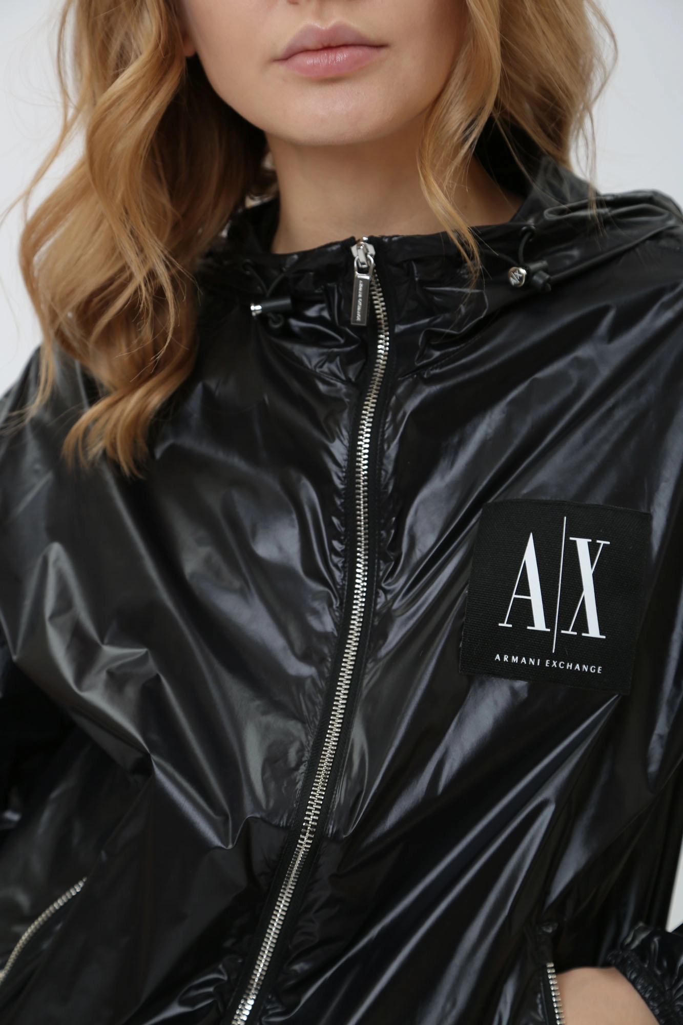 Ветровка Armani Exchange 8NYB45_YNYNZ_1200_BLACK купить в интернет ...