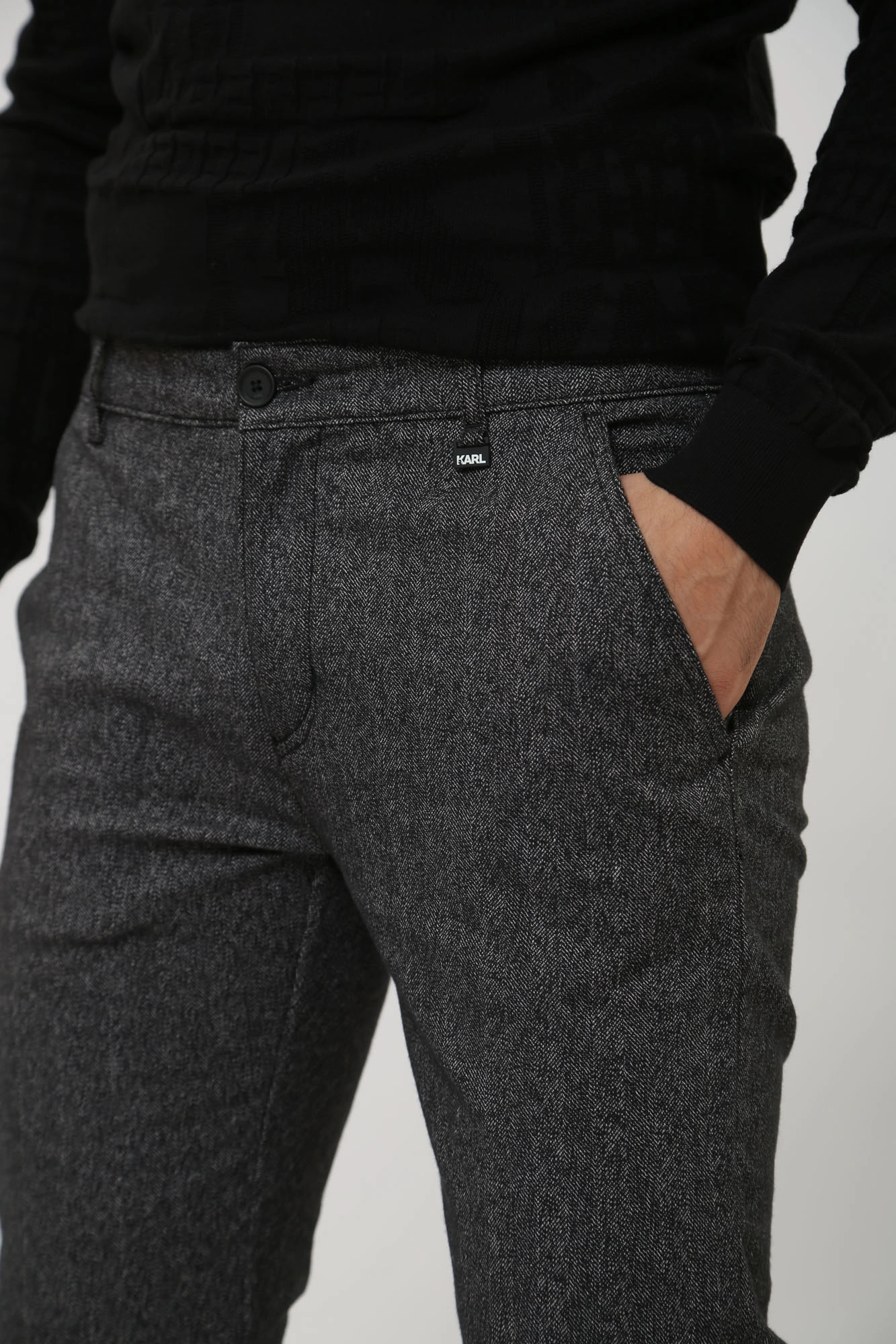 534806_255835 Брюки чиносы Karl Lagerfeld Черный