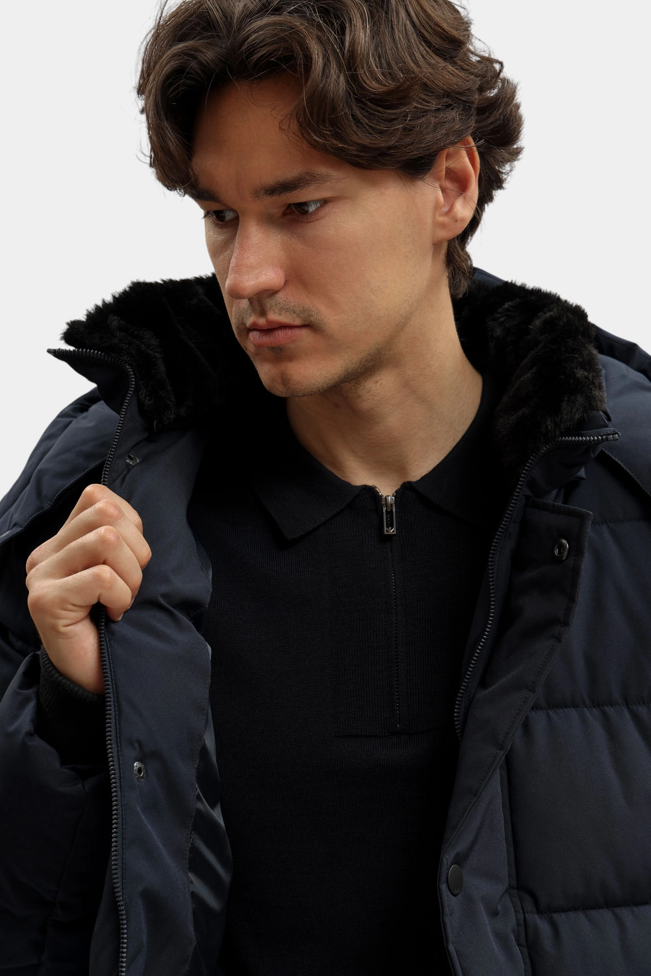 554586_505035 Пуховик Karl Lagerfeld Синий