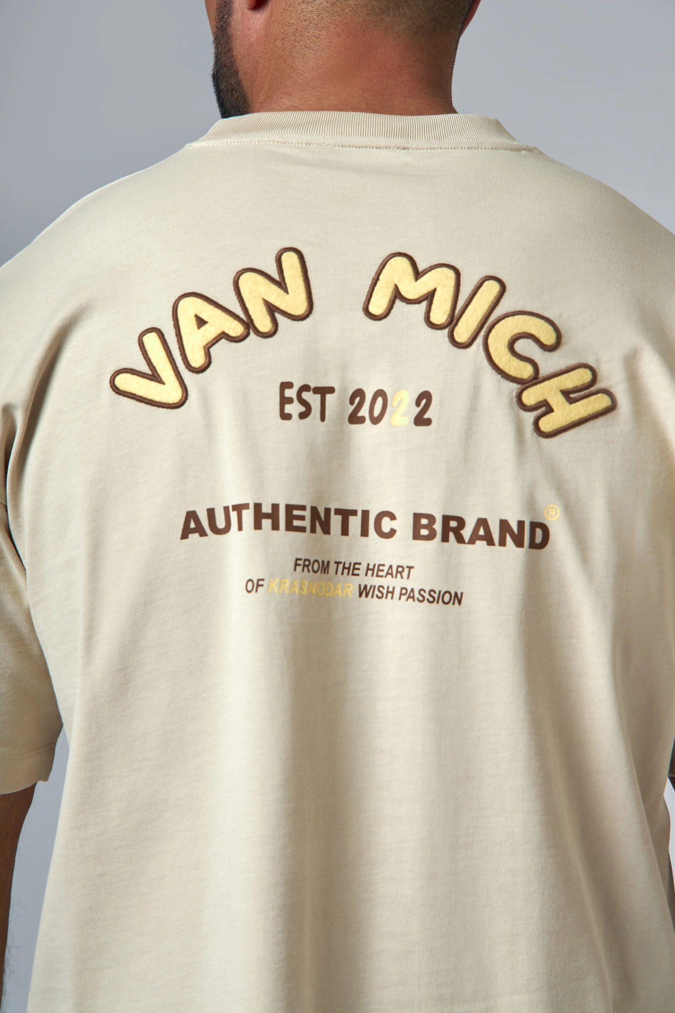 VM-ERK-22-415 Футболка Van Mich Бежевый