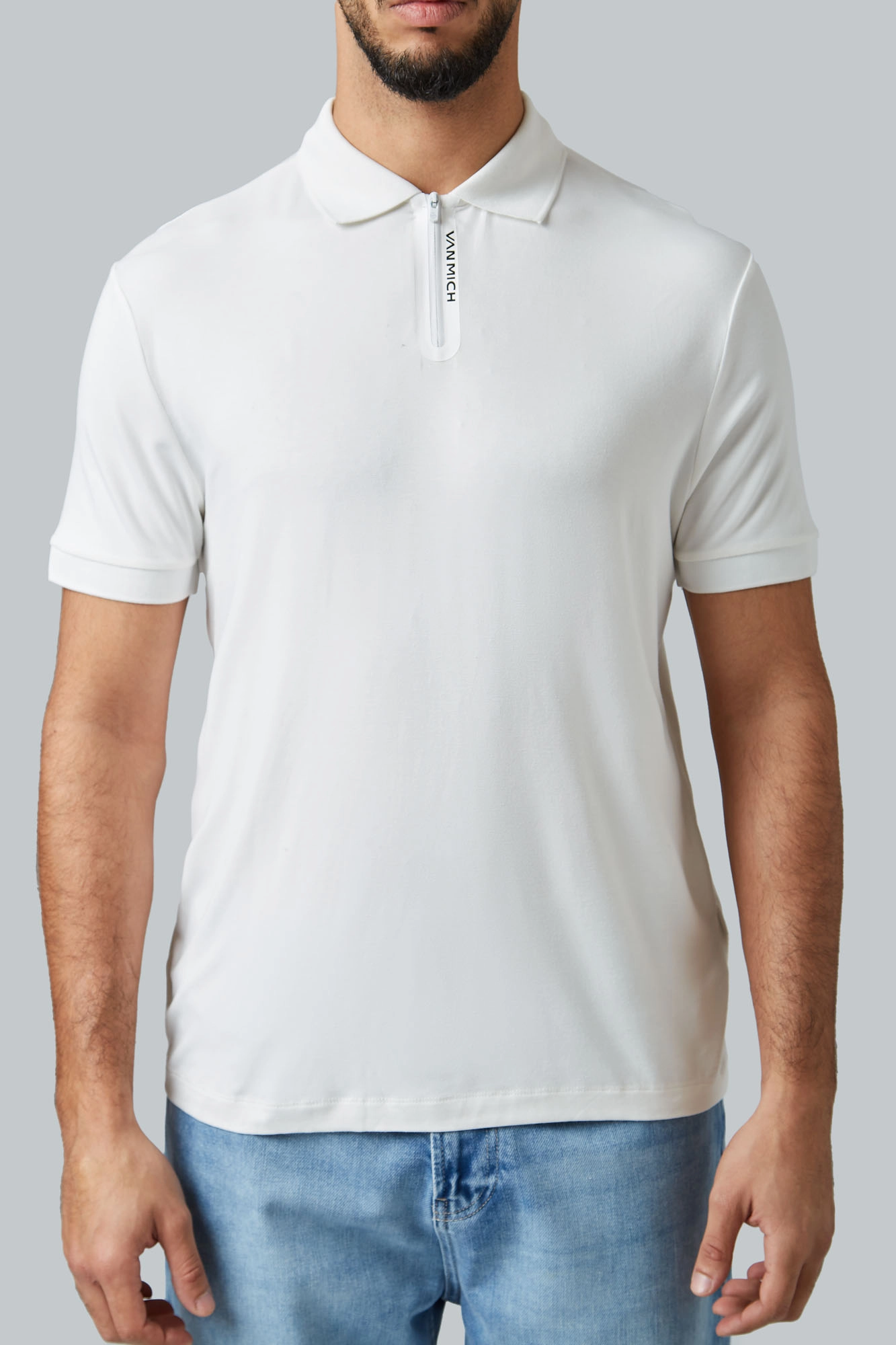 VM-ERK-22-033 Поло Van Mich Белый