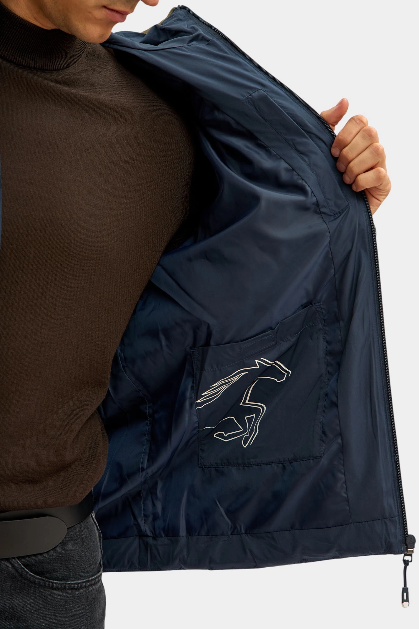 1016891 Куртка Mustang Синий