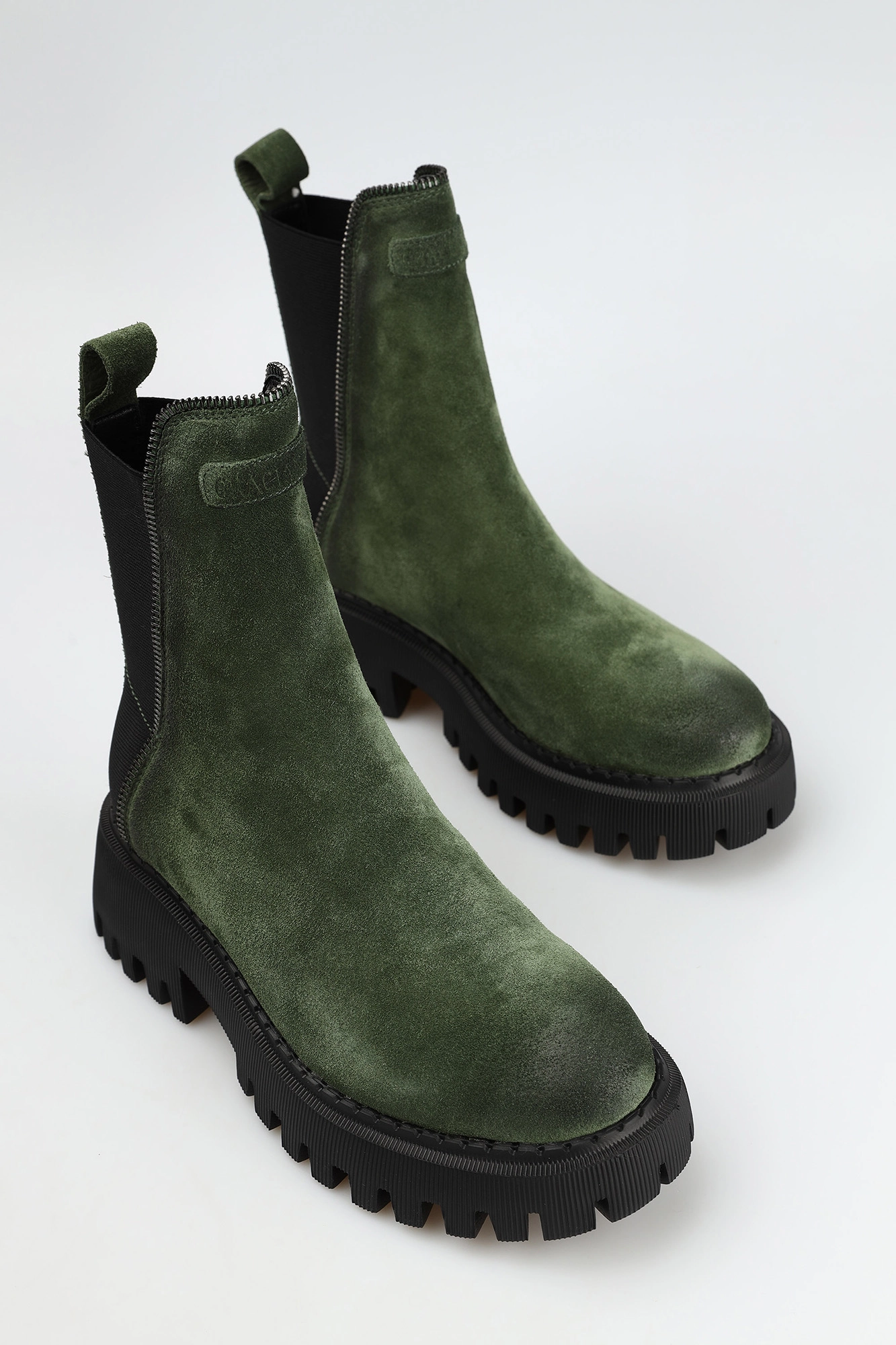 W3697B-6D12 Ботинки челси Graciana Зеленый