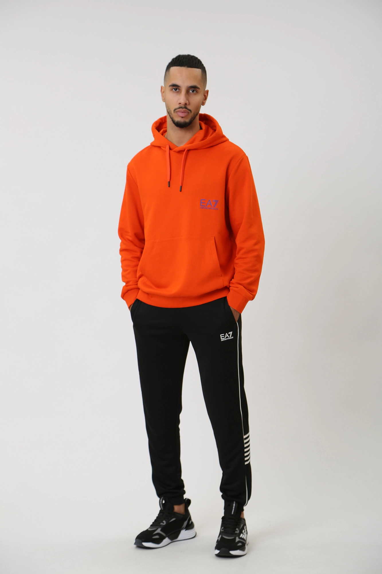 6RPM10_PJRJZ Худи EA7 Оранжевый